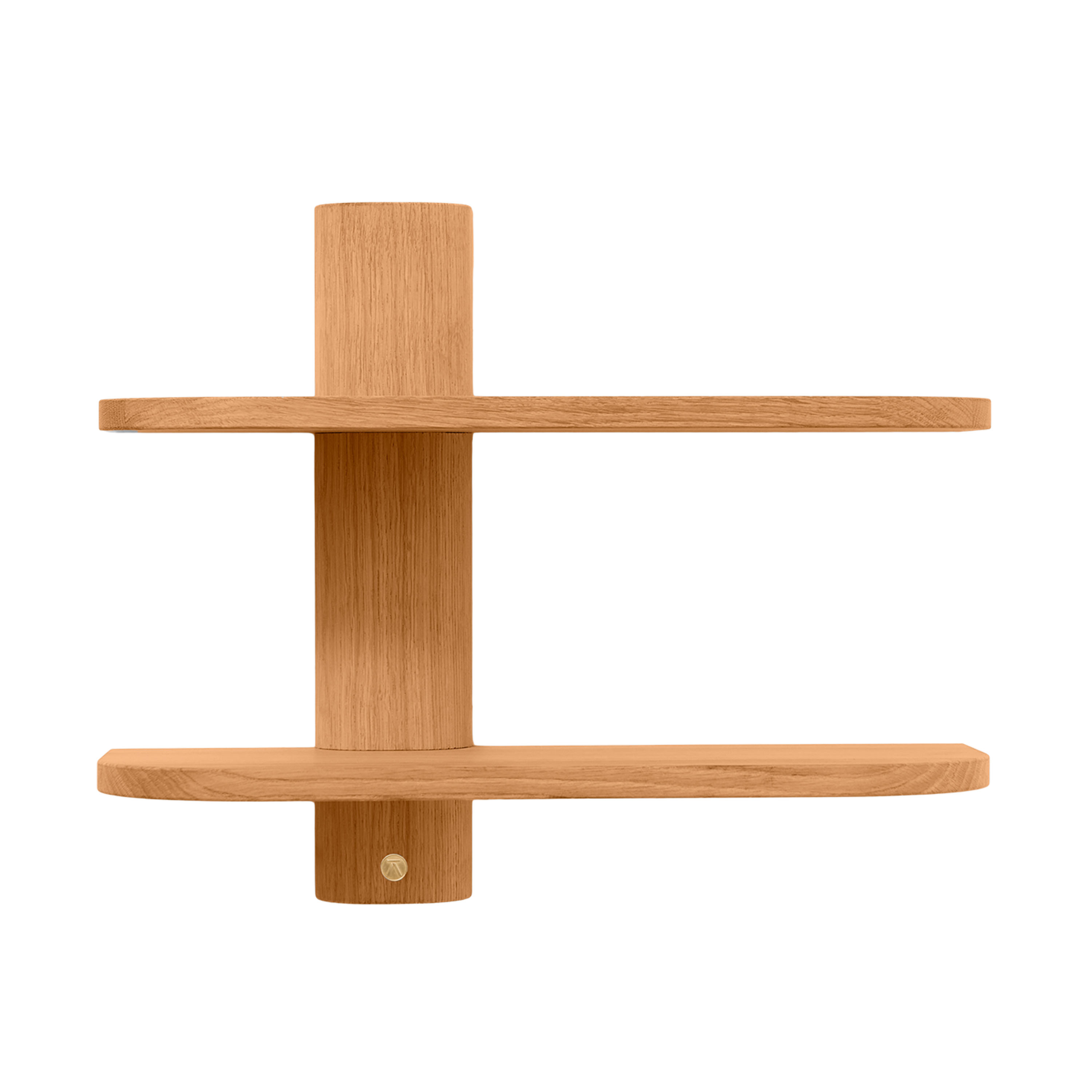 Bend Vägghylla Oljad Ek 50x40