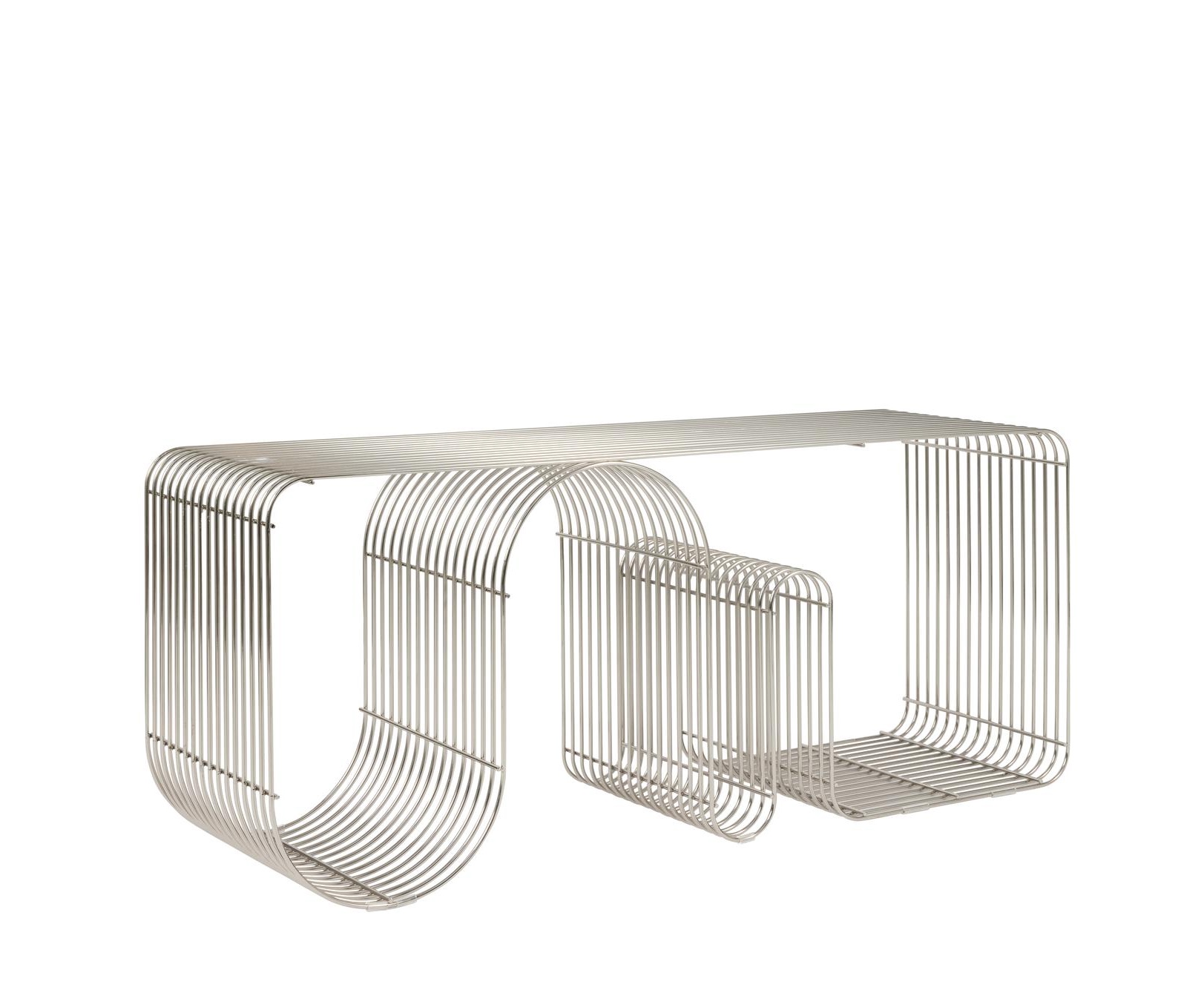 AYTM - Curva Bänk Silver 100cm