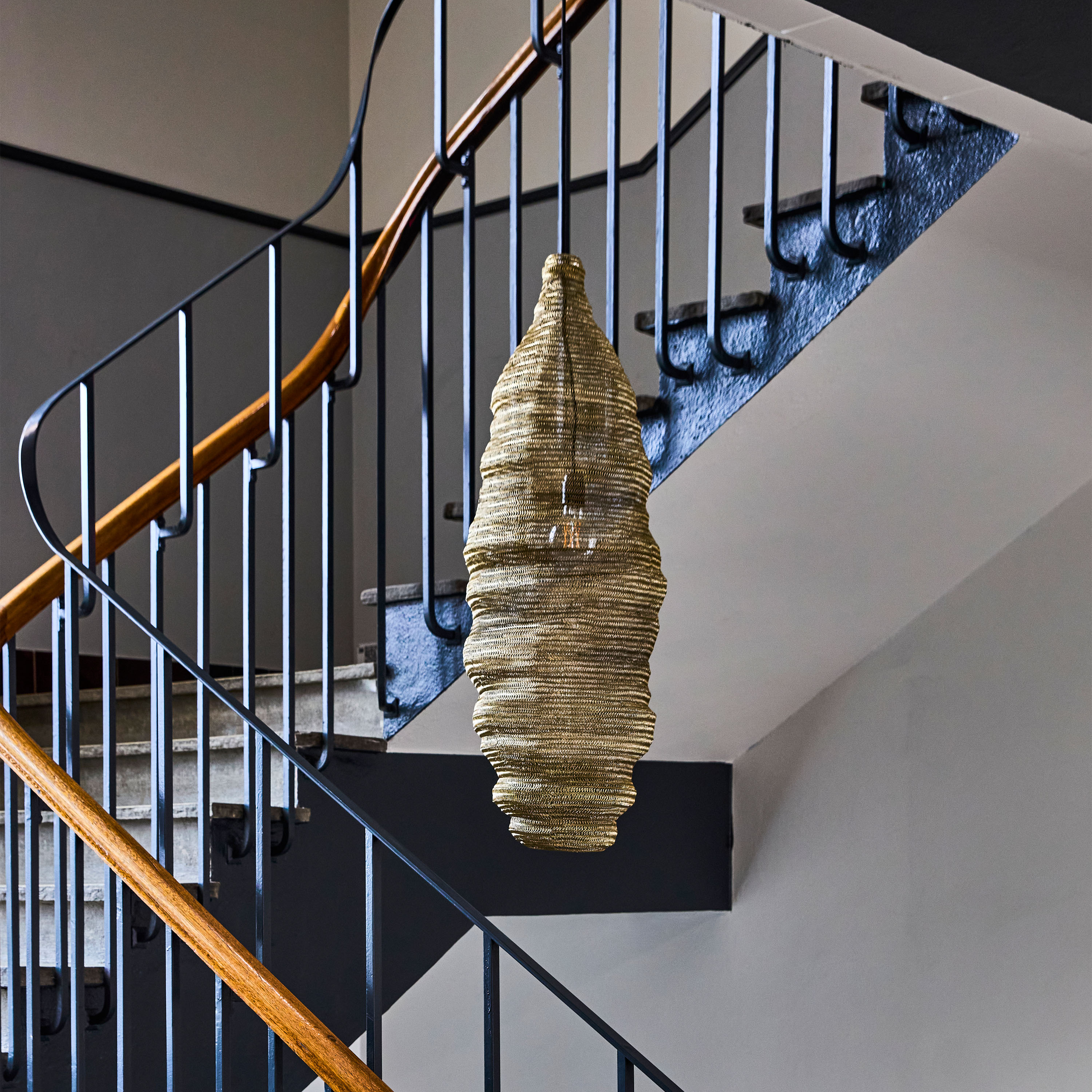 House Doctor Mesh Deckenlampe Antik Champagner