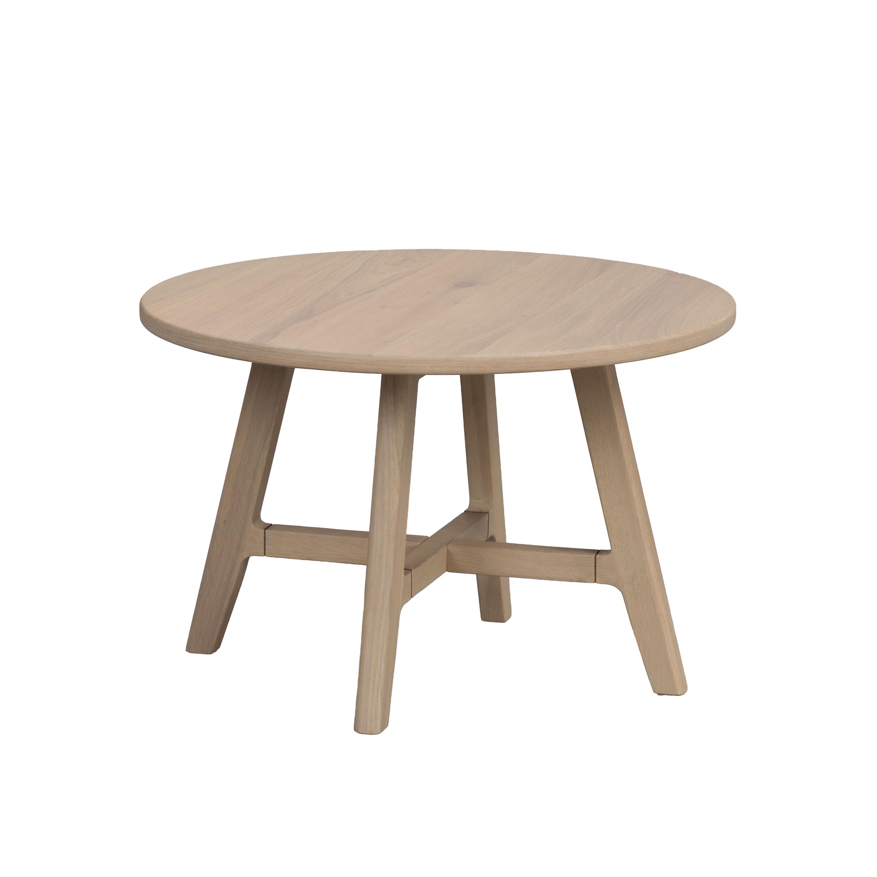Dumbarton Soffbord Vitpigmenterad Ek Ø60