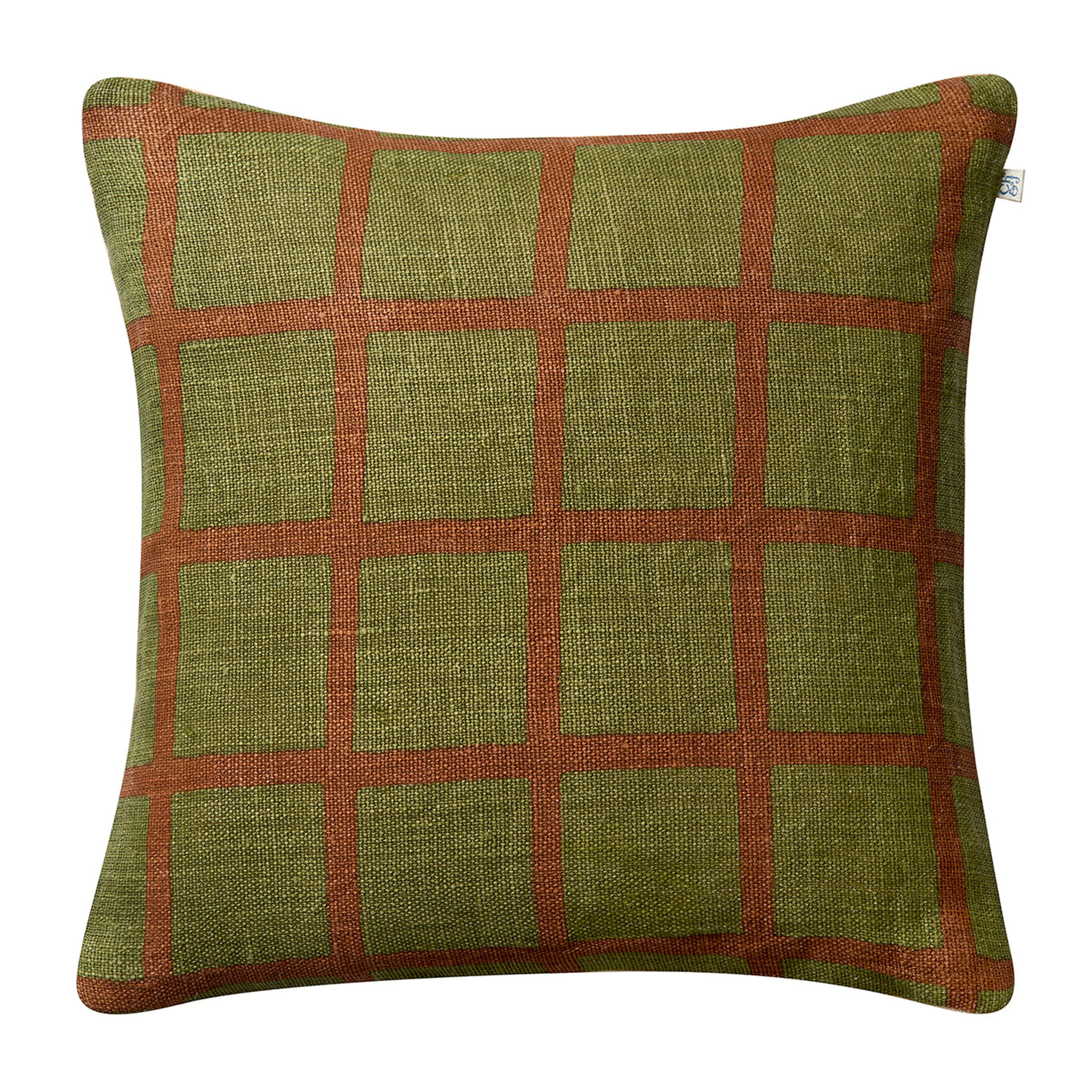 Mela Kuddfodral Cactus Green/Terracotta 50x50
