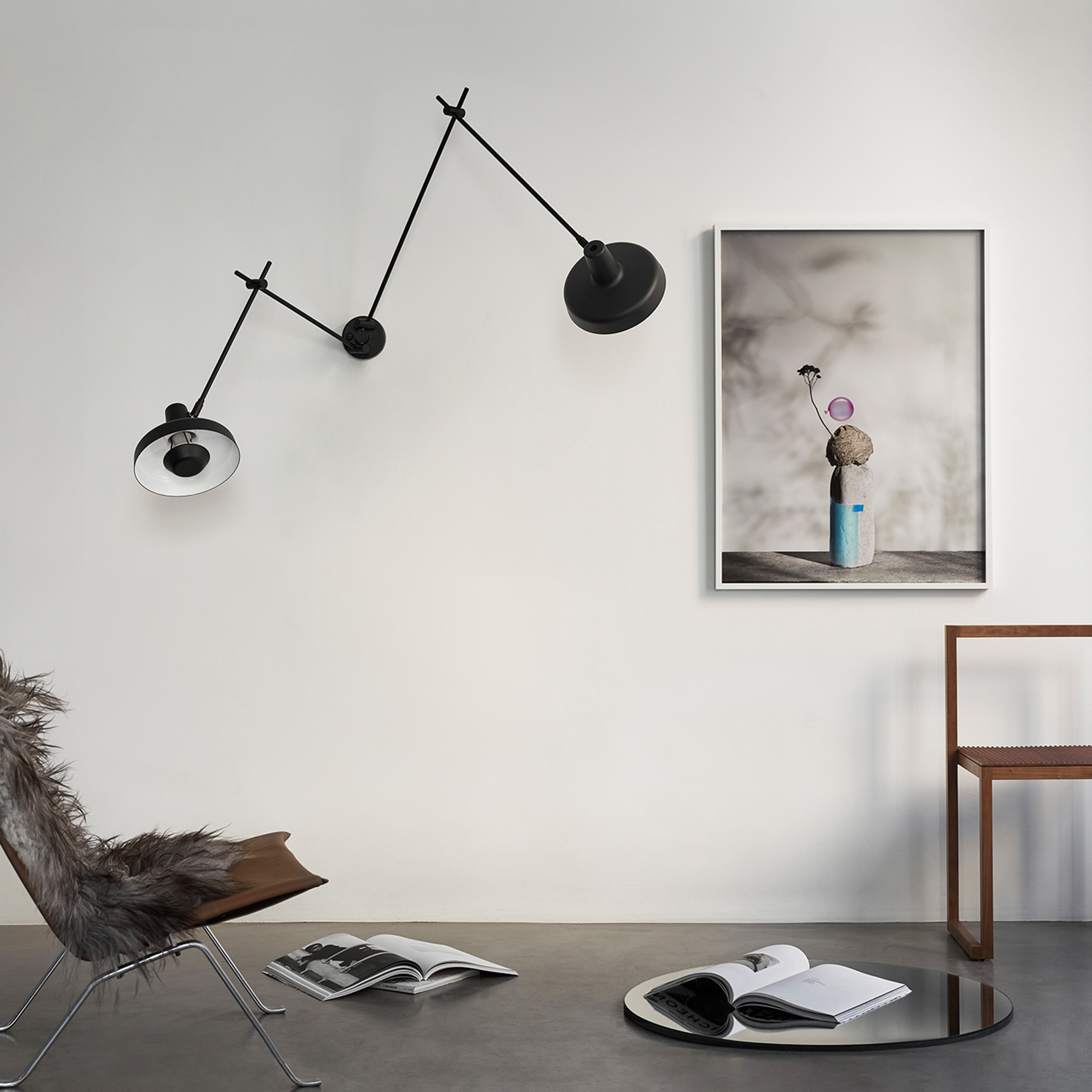 Grupa Arigato Vegglampe Double Black