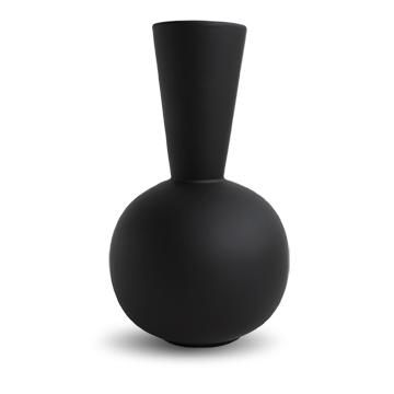 Cooee Design - Trumpet Vas Black 30cm - Svart