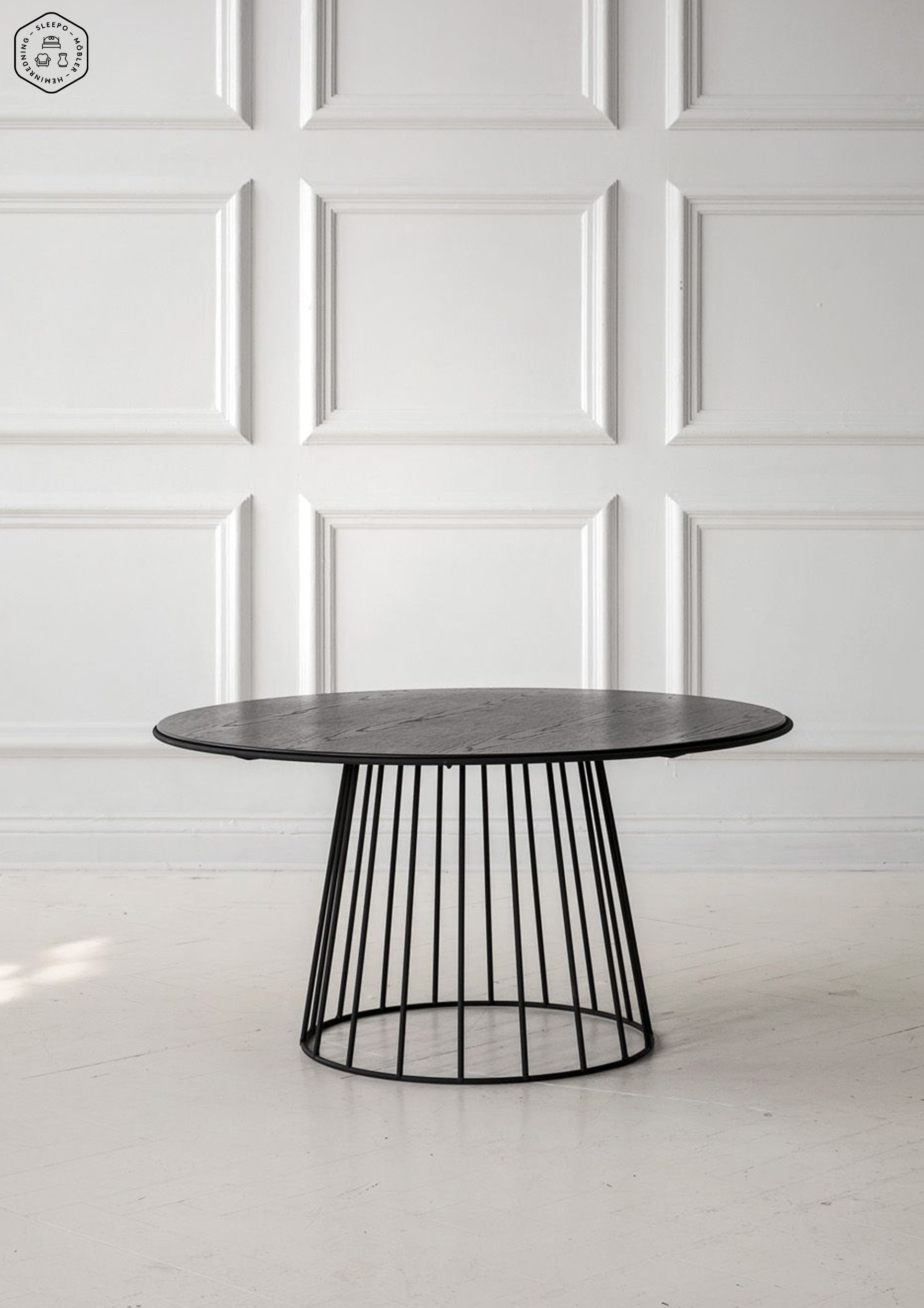 Nordic Home Mika Soffbord Svart 90cm