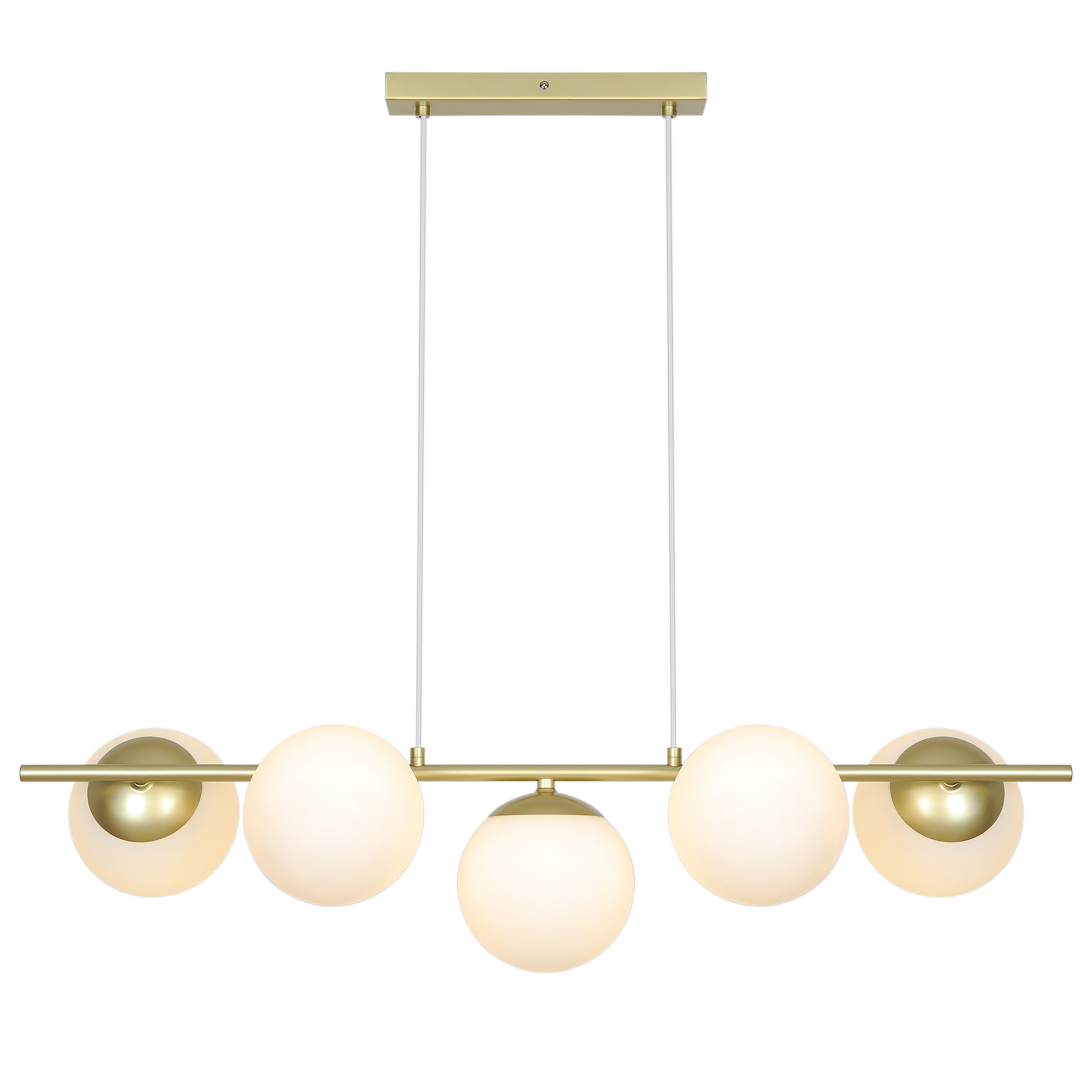 Lilly 5-spot Taklampa Mässing