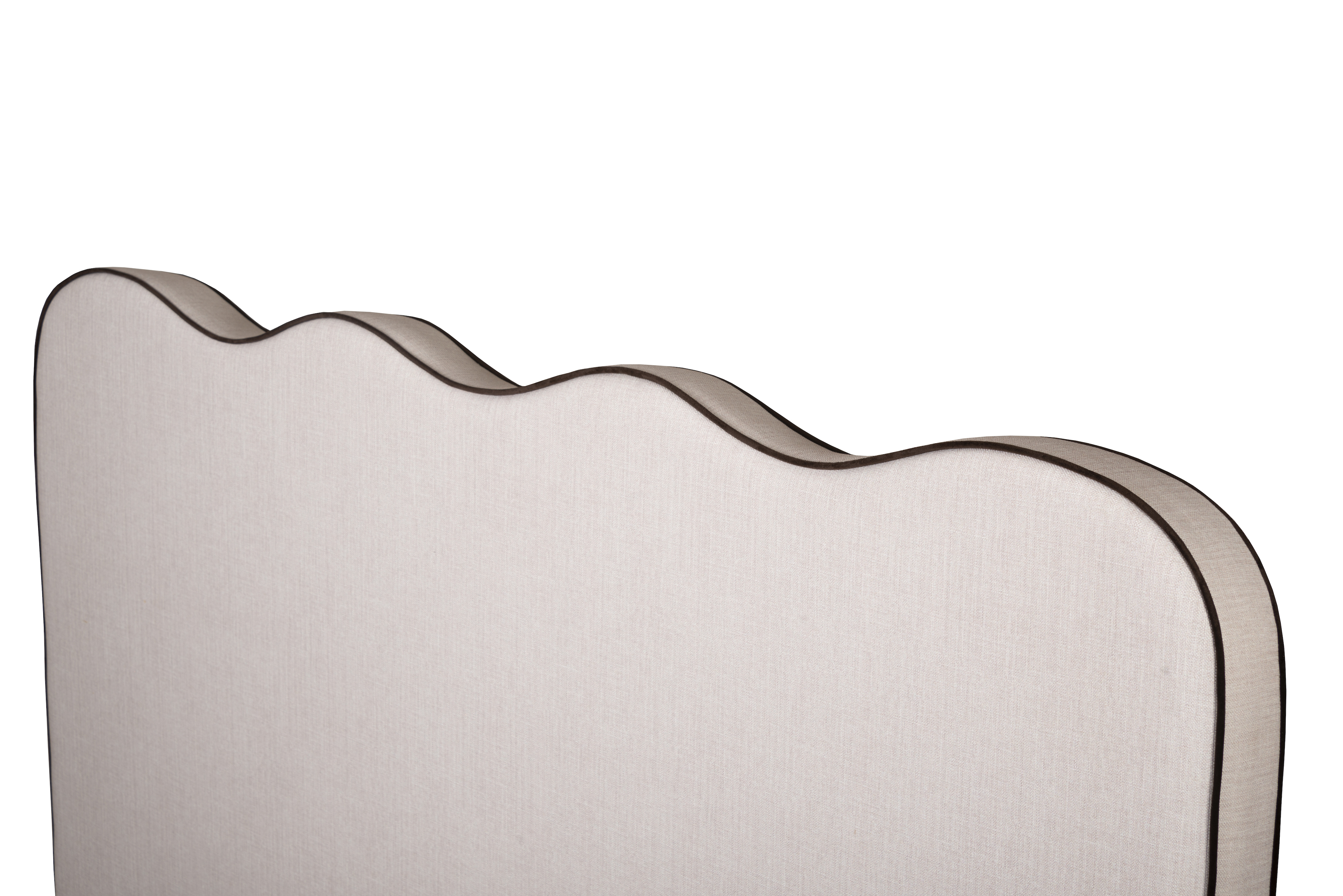 Sleepo Collection Piper Kopfteil Natur/Chocolate 160cm