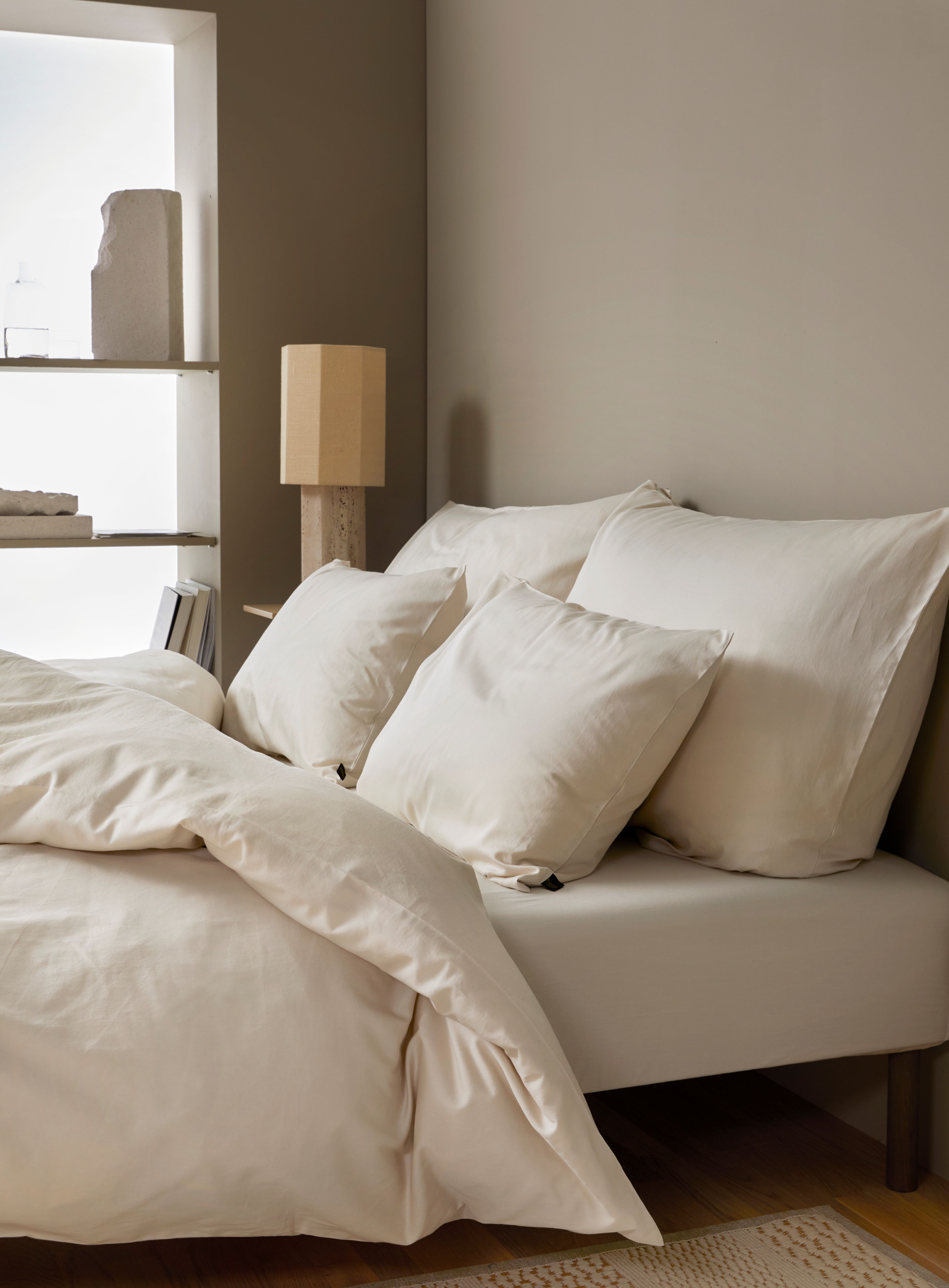 Høie Harmoni Bettbezug-Set Elfenbein 150x210 / 50x60