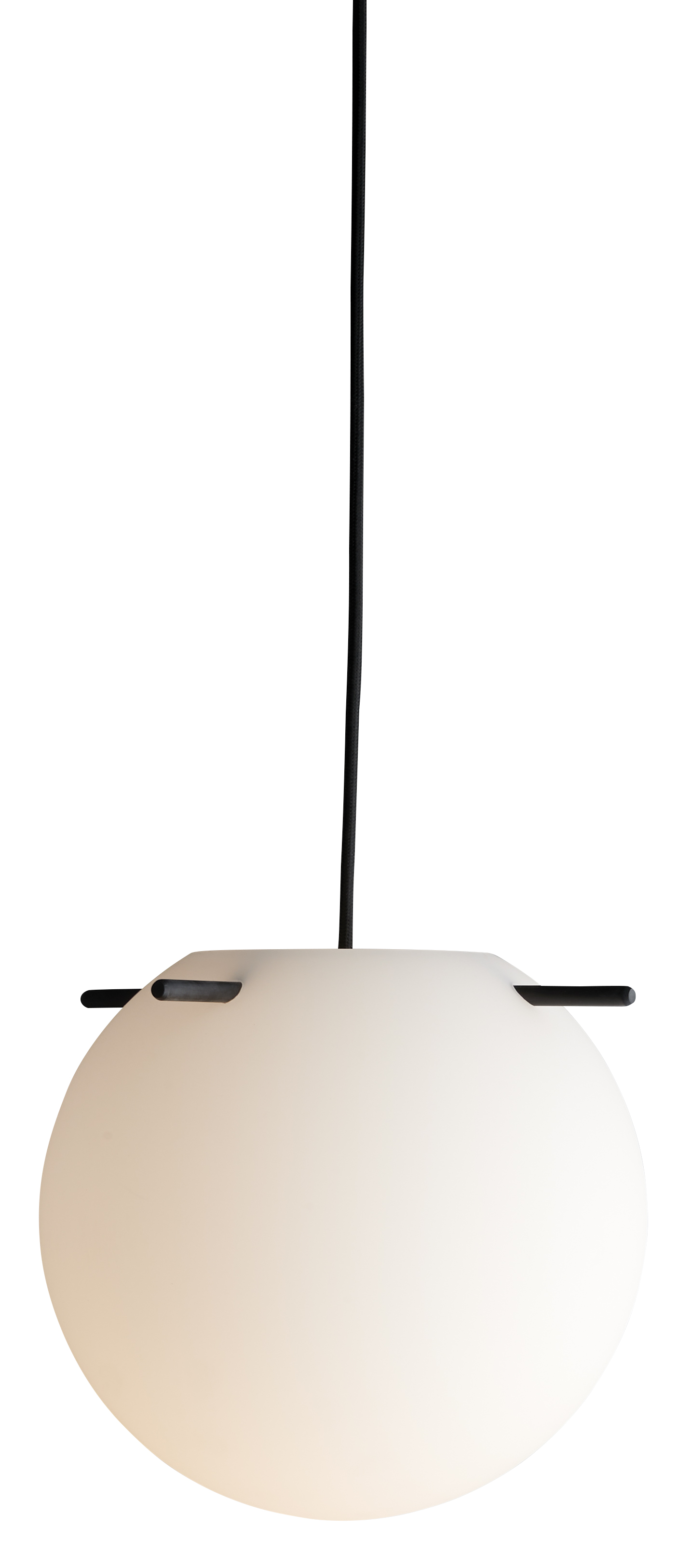 Frandsen Koi Riippuvalaisin Opal Valkoinen/Musta Tikut Ø25