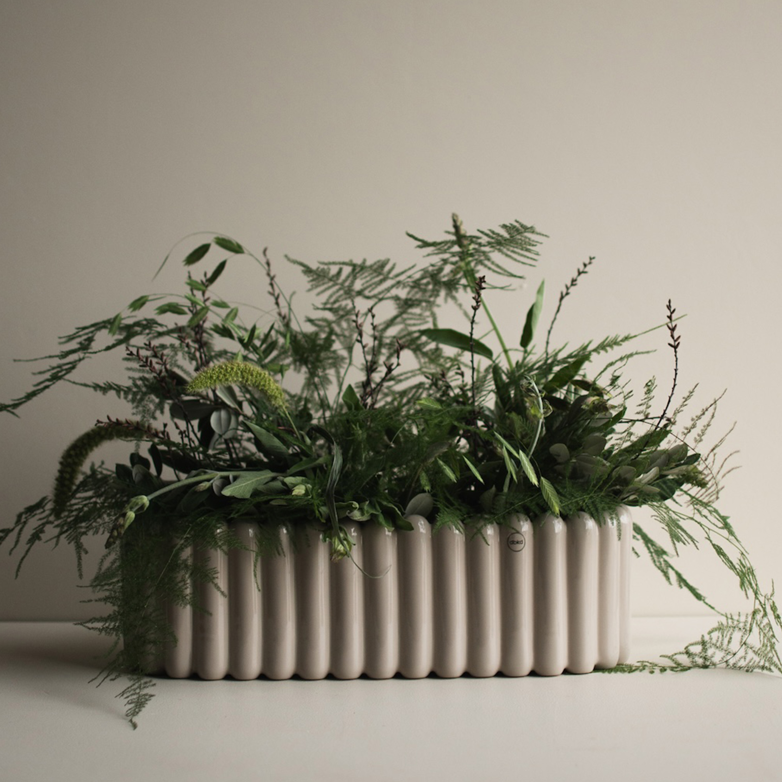 DBKD Mist Oval Kruka Shiny Mole Large