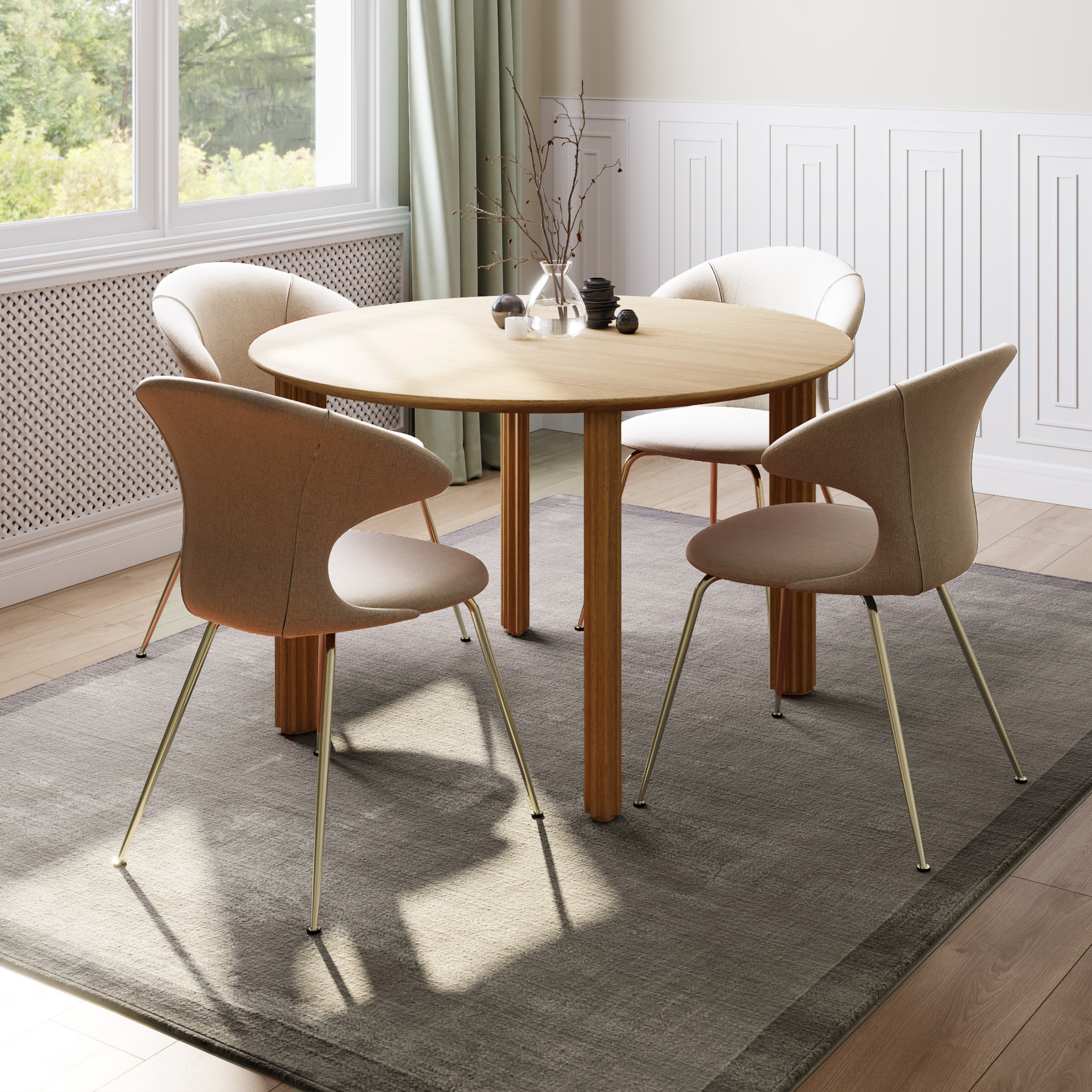 Umage Comfort Circle Spisebord Oak Ø 120