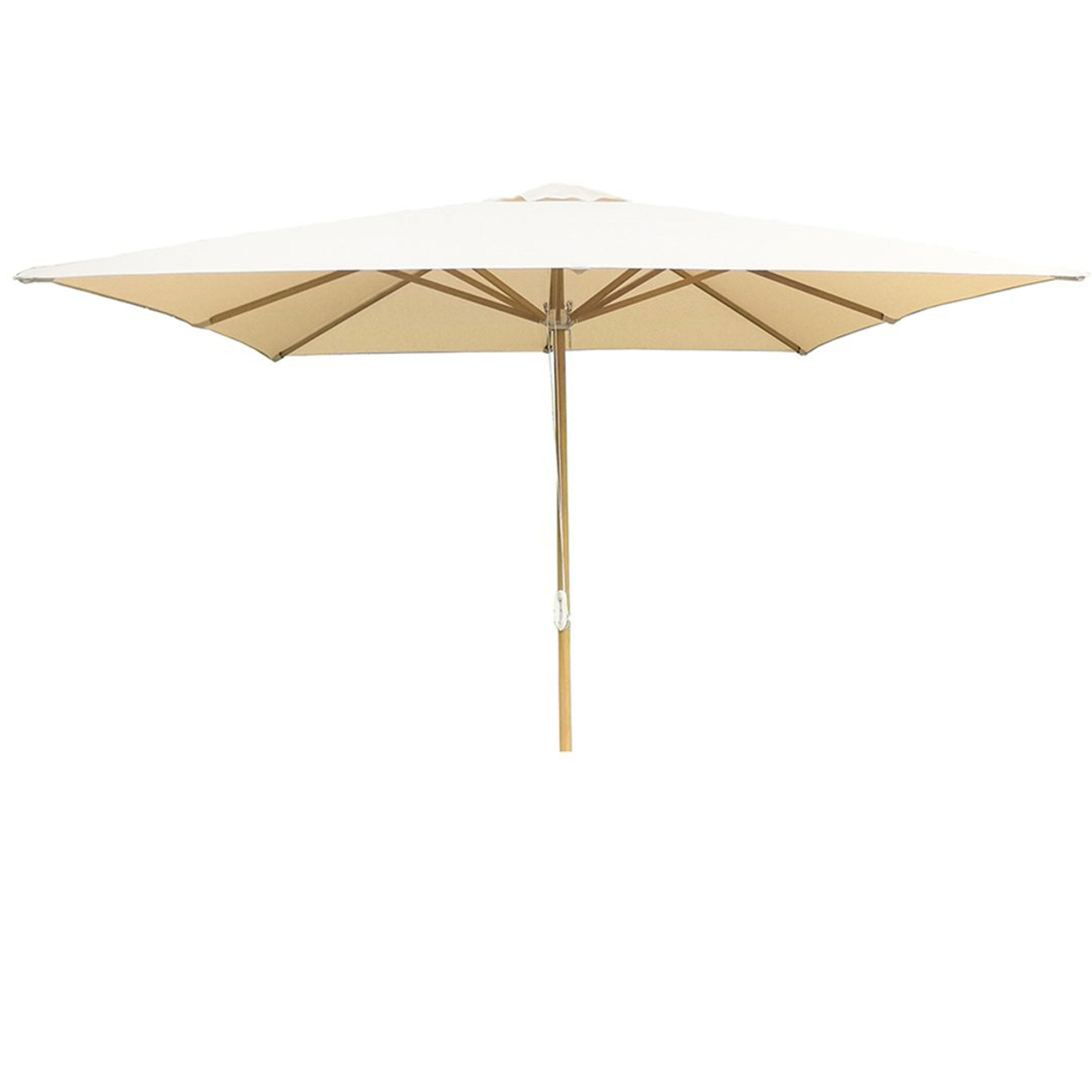 Parasoll Firkantet Beige 290x290