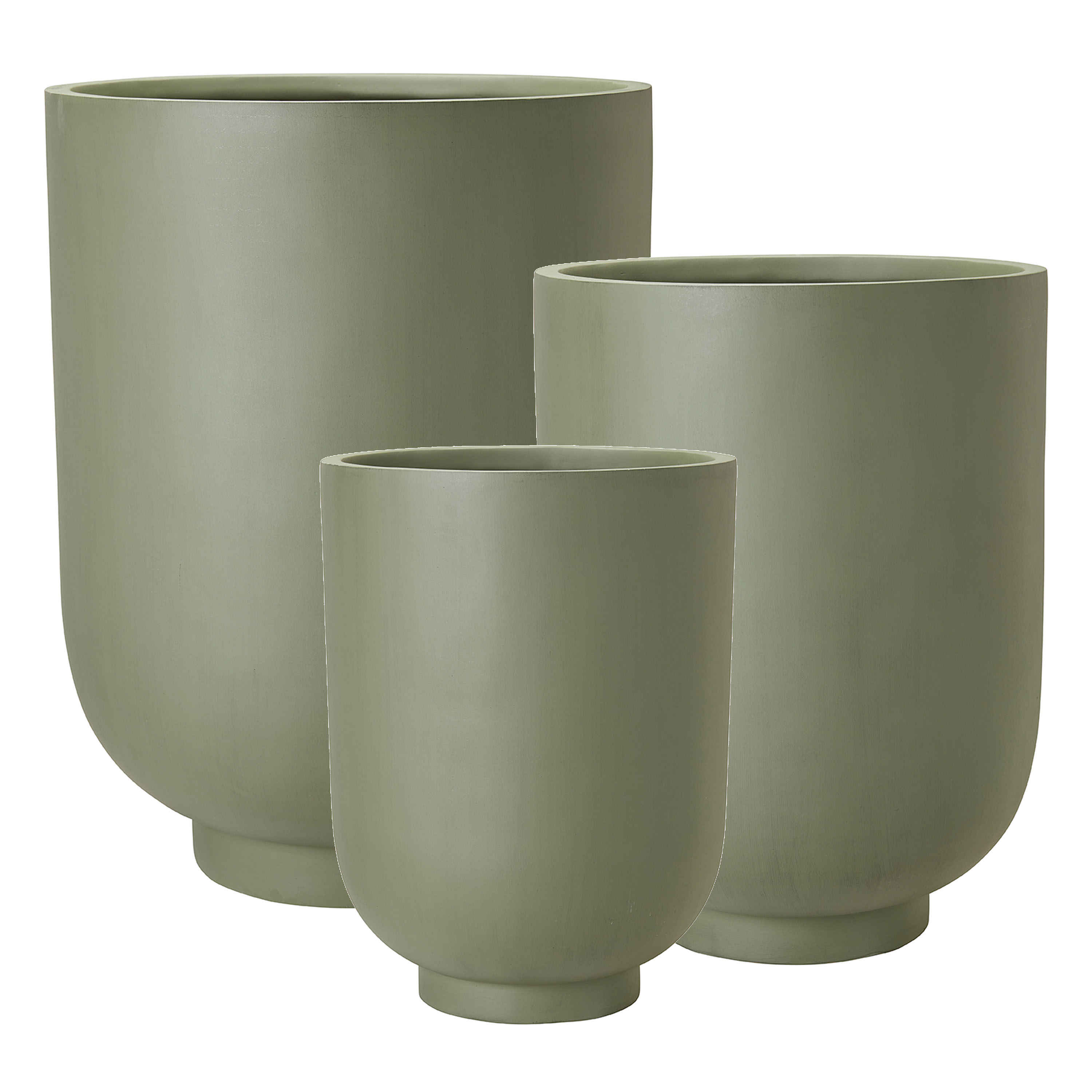 Malin Kruka Grön Hög 3-pack