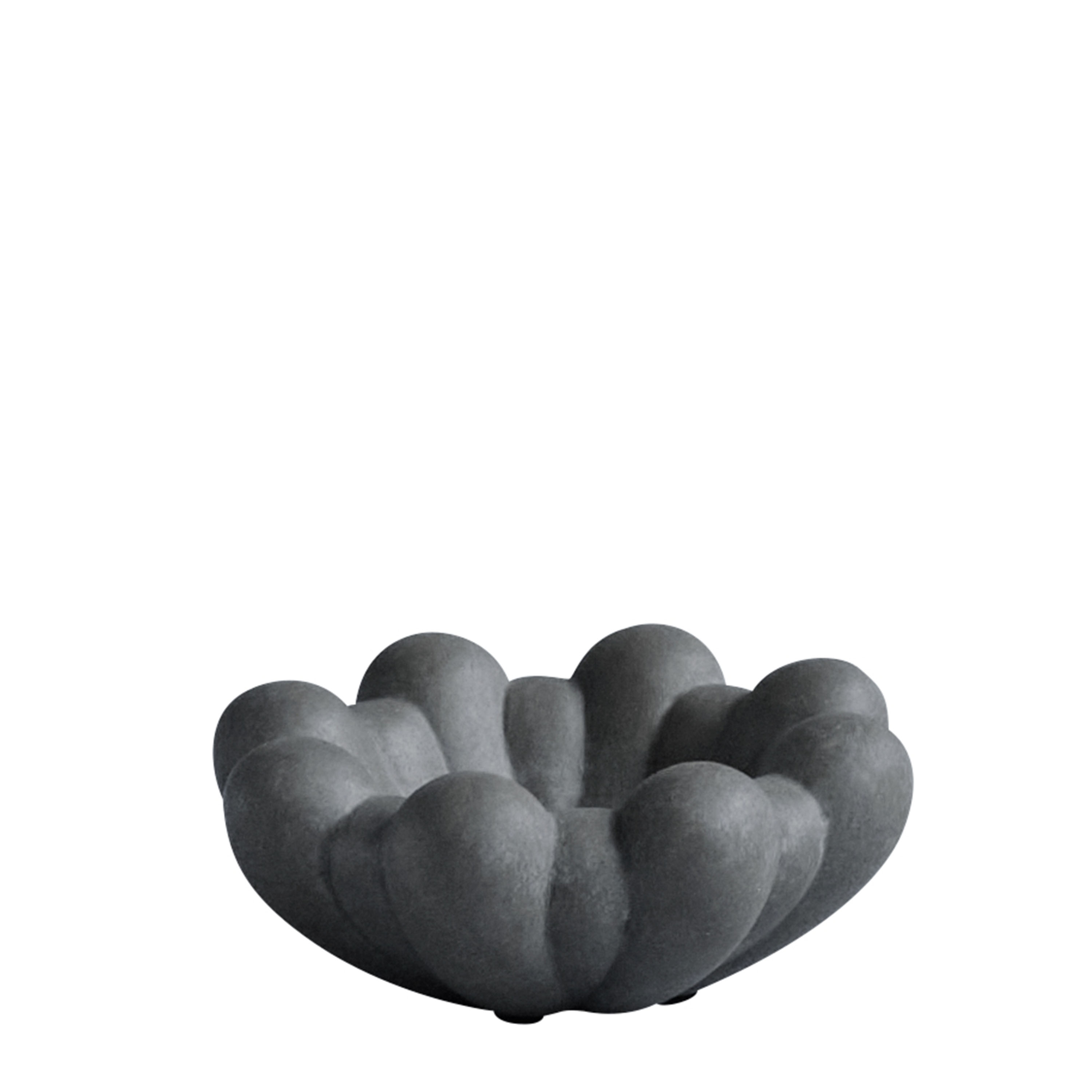Bloom Skål Dark Grey Mini