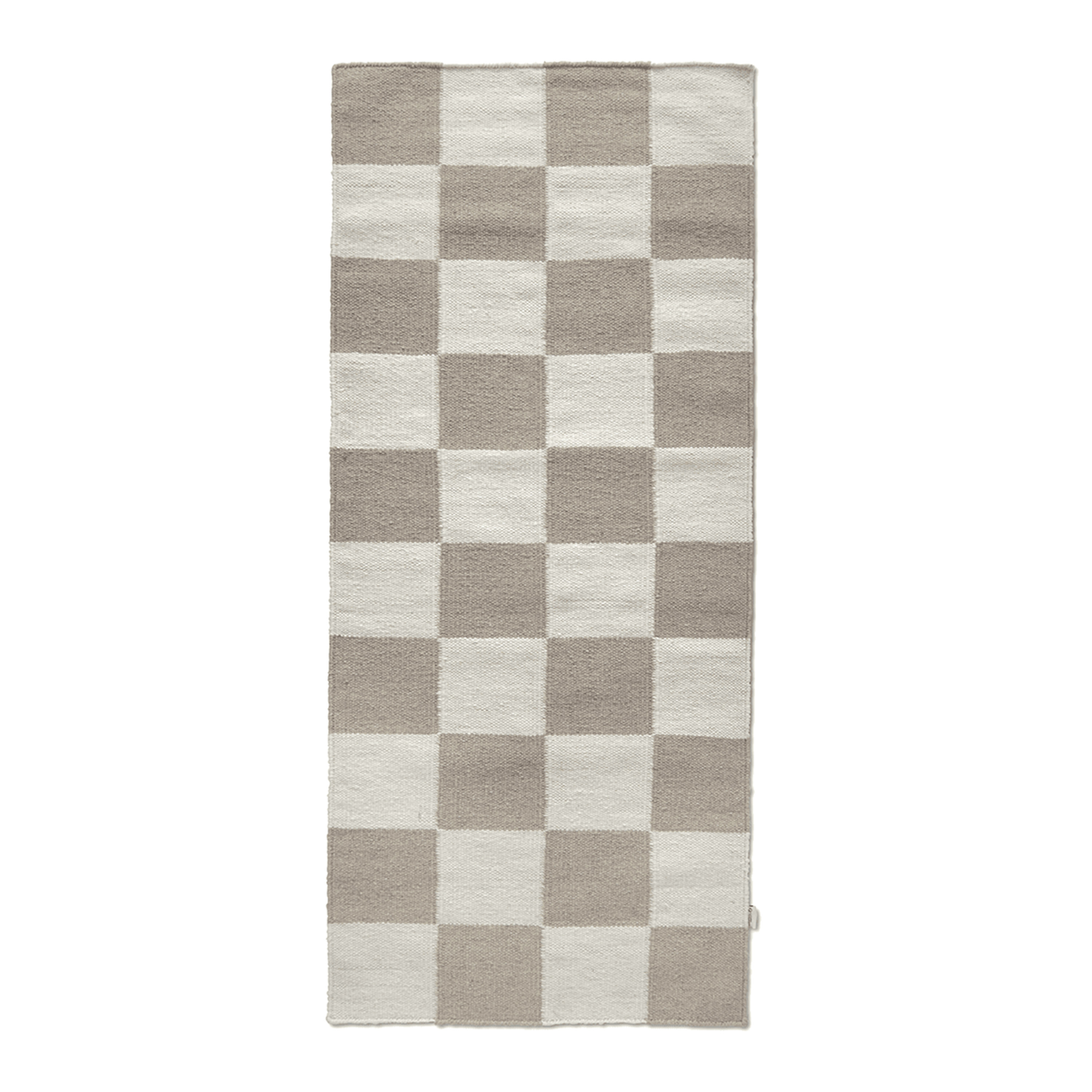 Square Gångmatta Vit/Natur 80x240