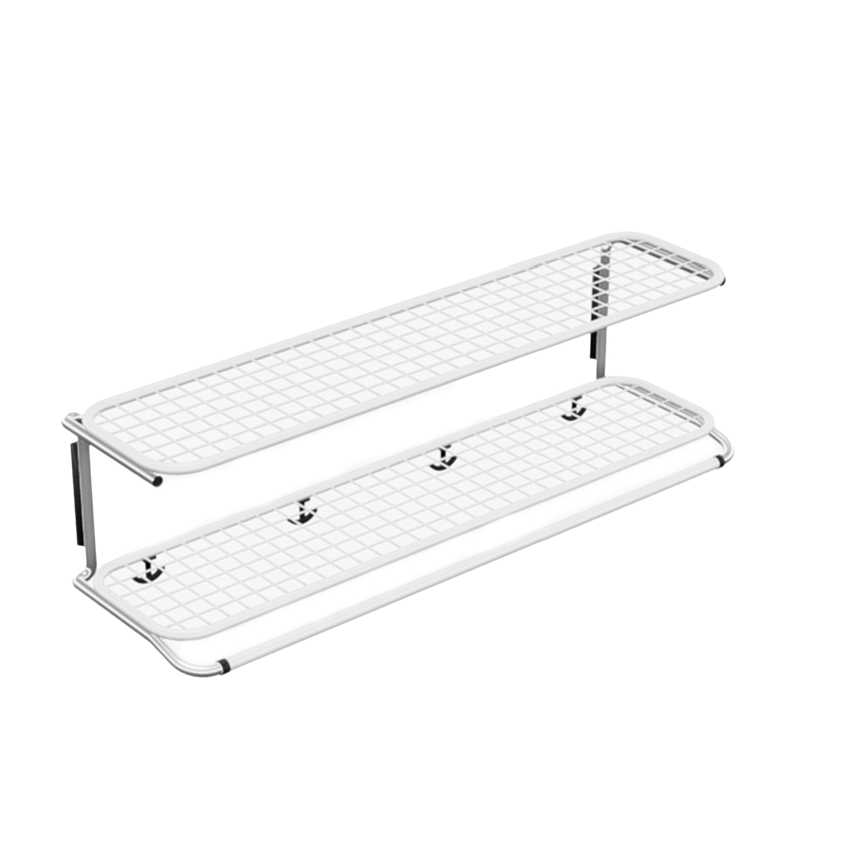 Classic Hatthylla Vit/Krom 100cm