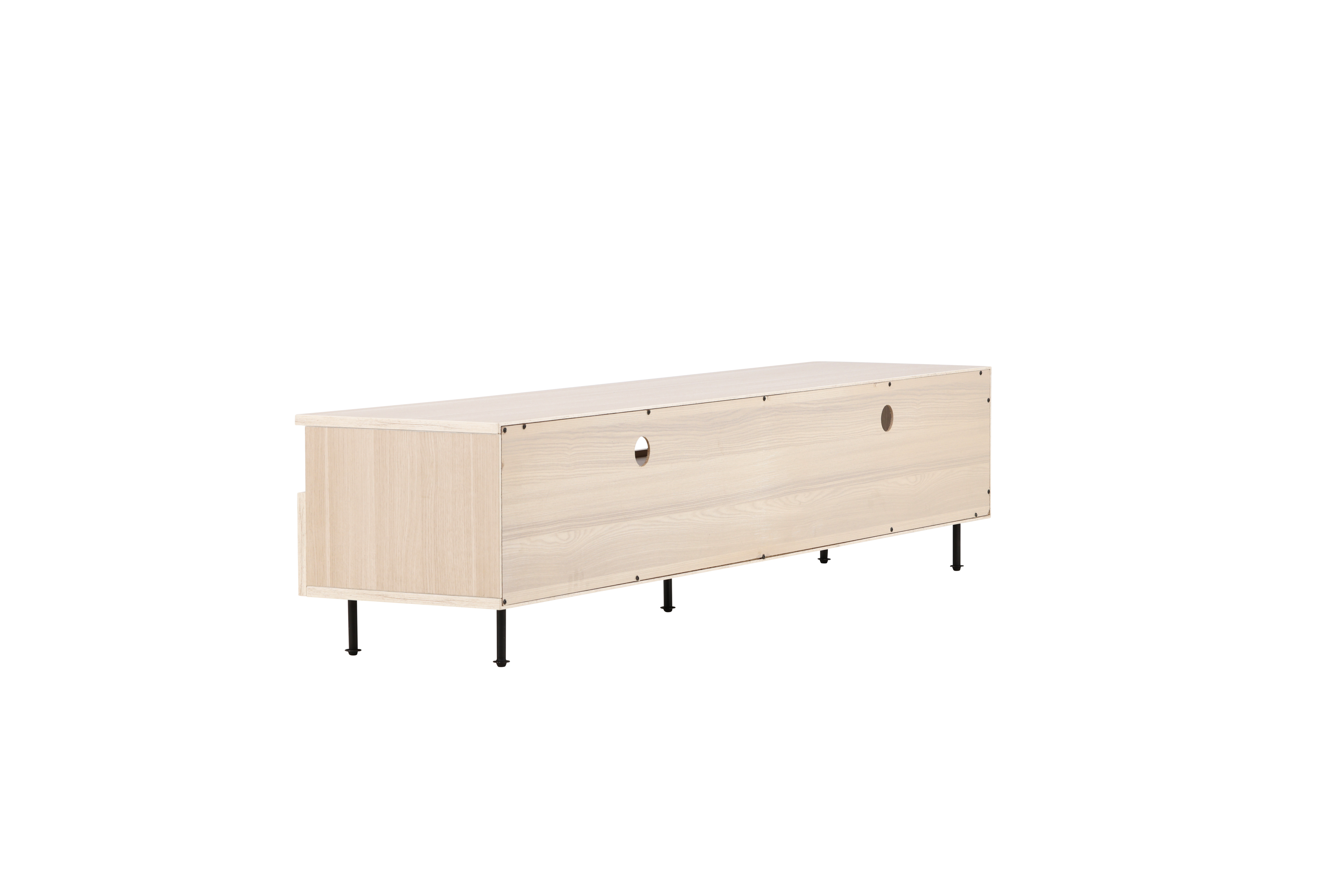 Venture Home Navarra TV-Bänk Matte Black/Whitewash 180cm
