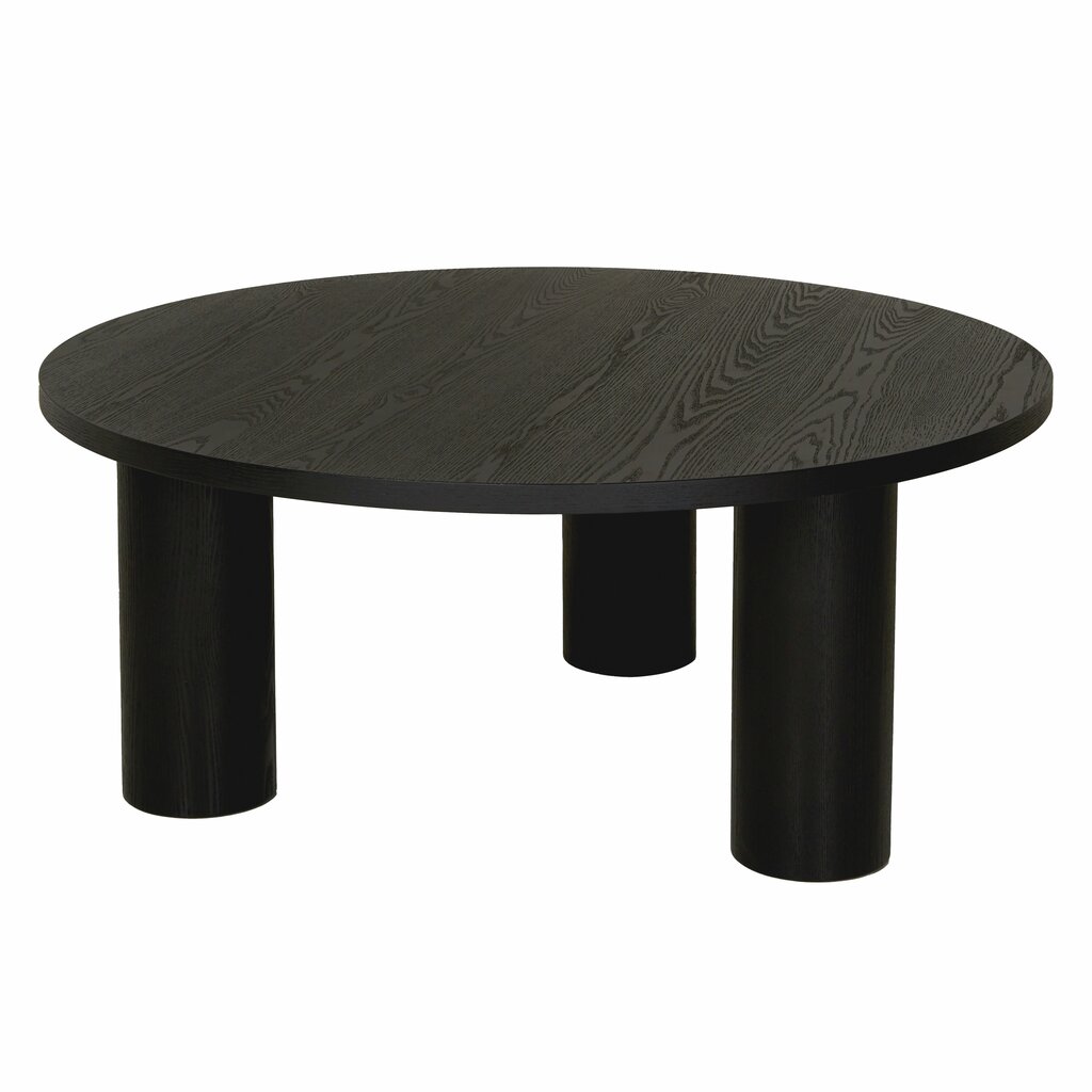 Sleepo Collection - Melvin Couchtisch Schwarz Ø100 - Holz