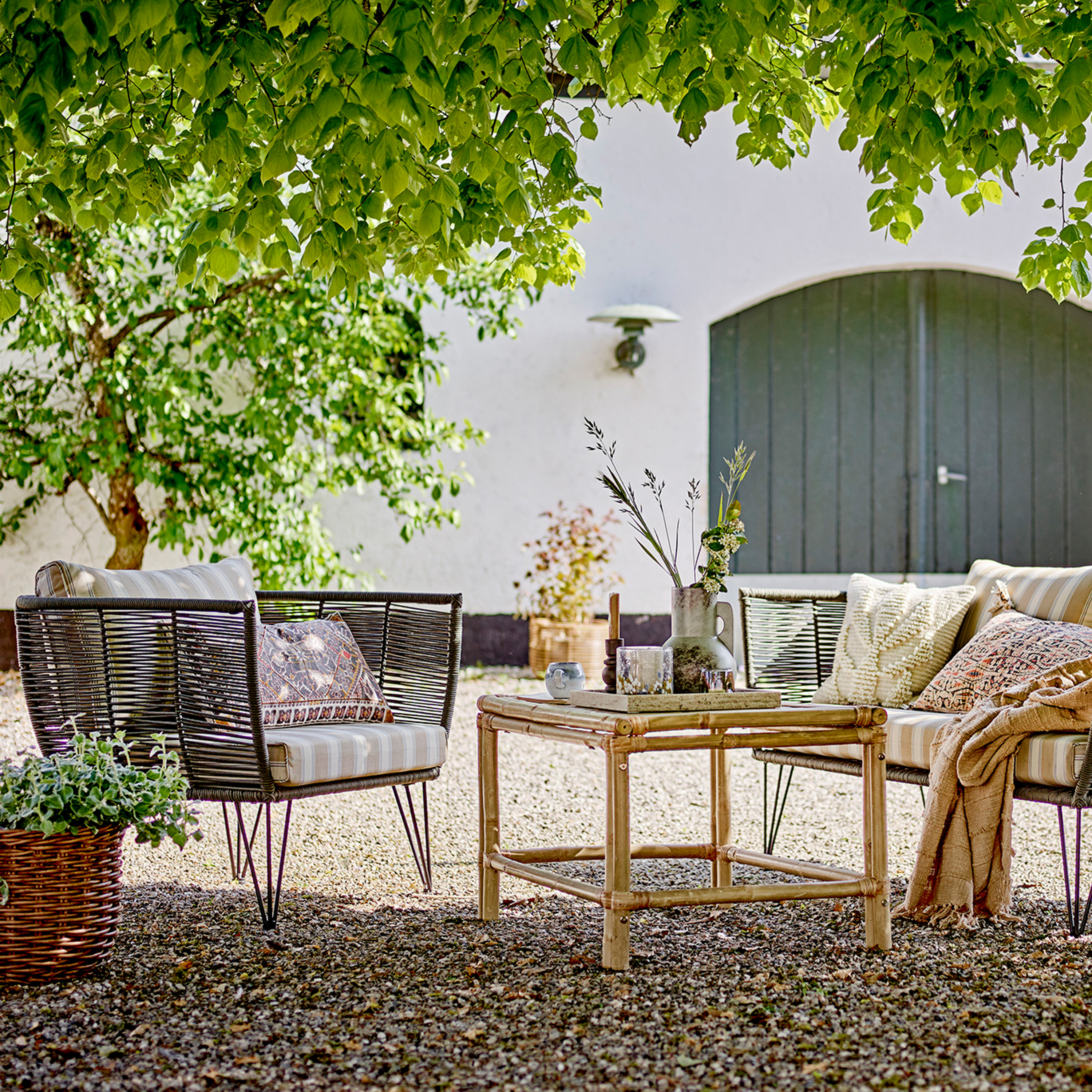 Bloomingville Mundo Loungestol Sort/Natur