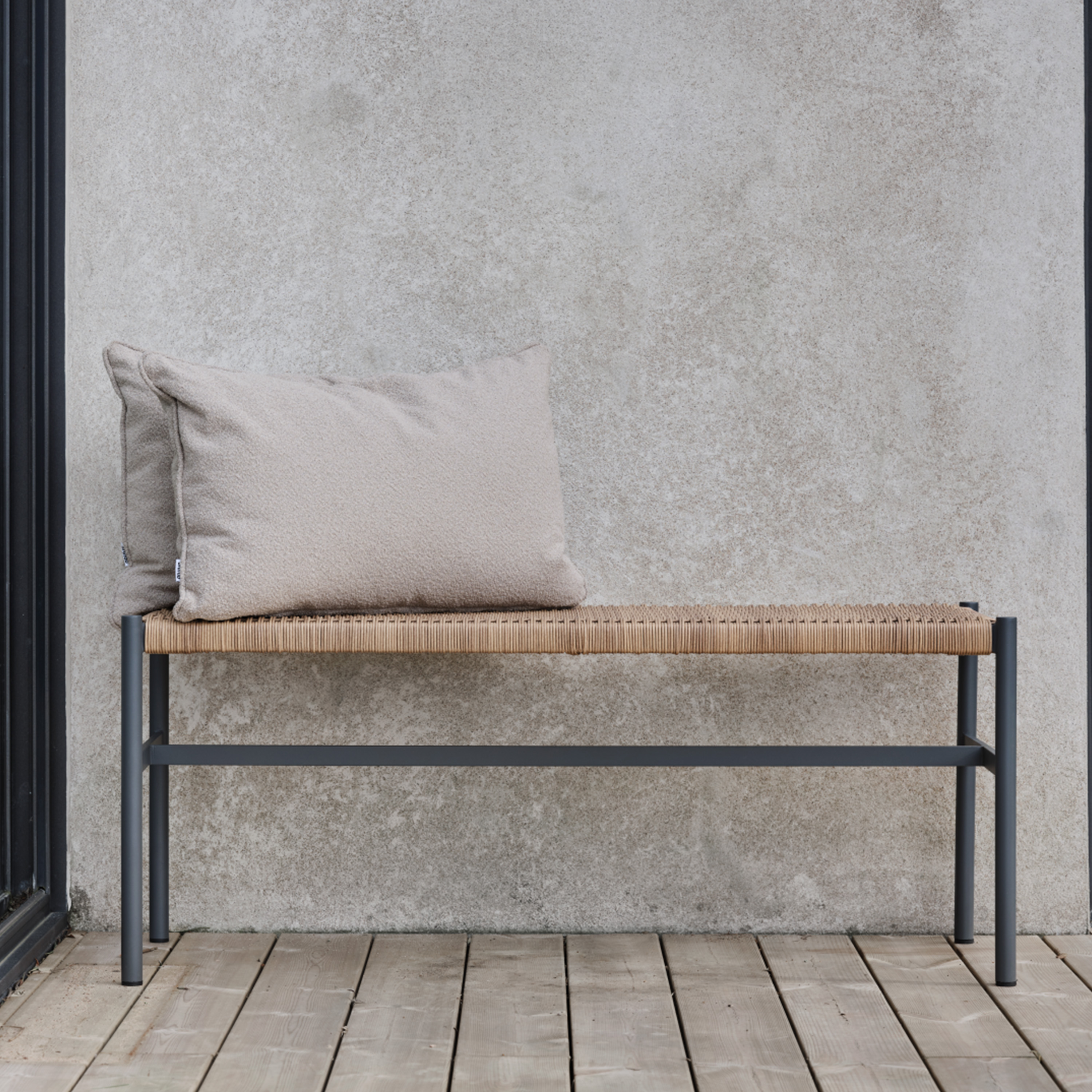 Brafab DK Bänk Antracit/Natur