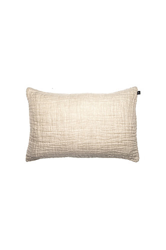 Himla - Hannelin Kissenbezug Leinen Natur 50x70 - Beige - Dekokissenbezug