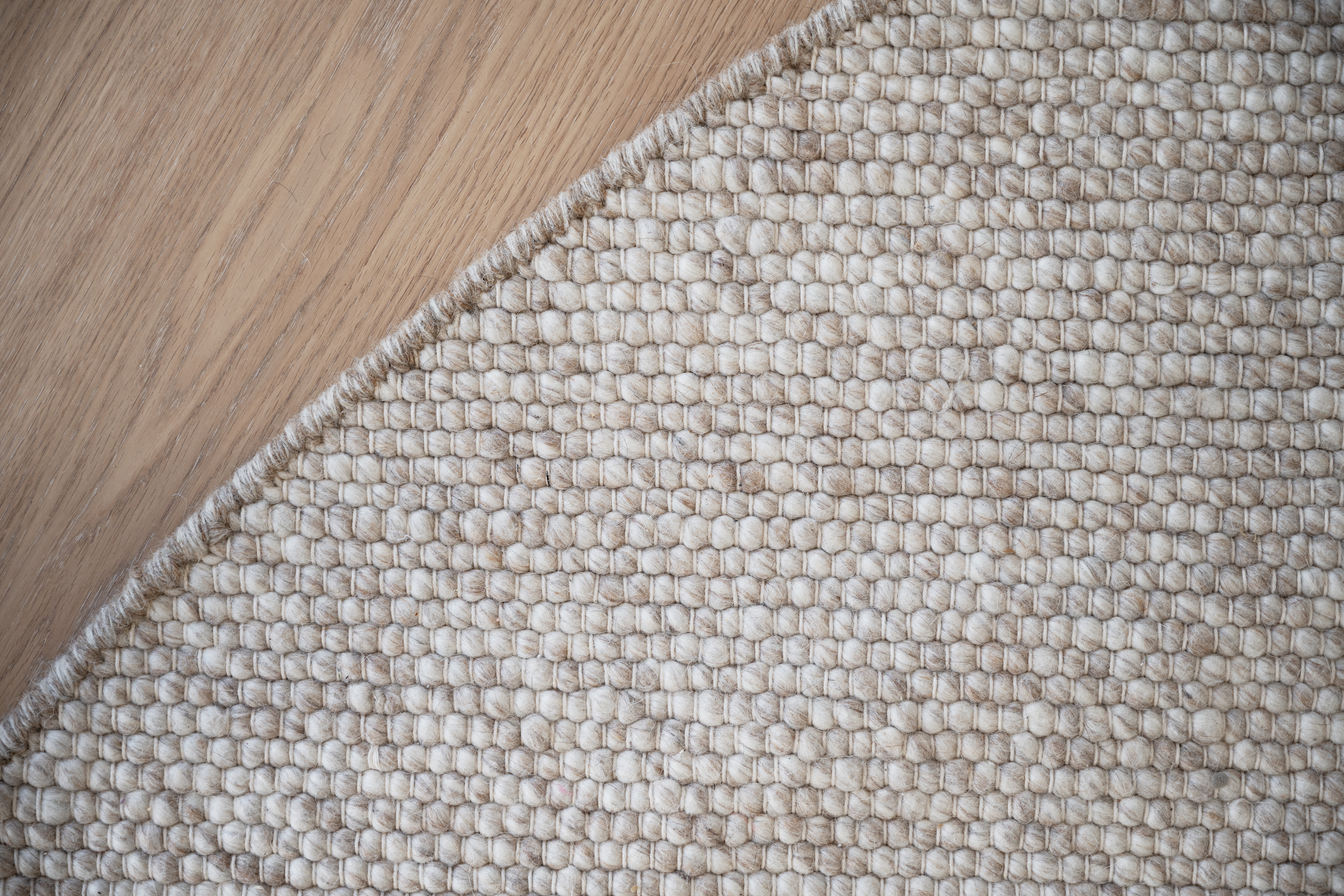 Rowico Home Auckland Wollteppich Rund Beige 250cm