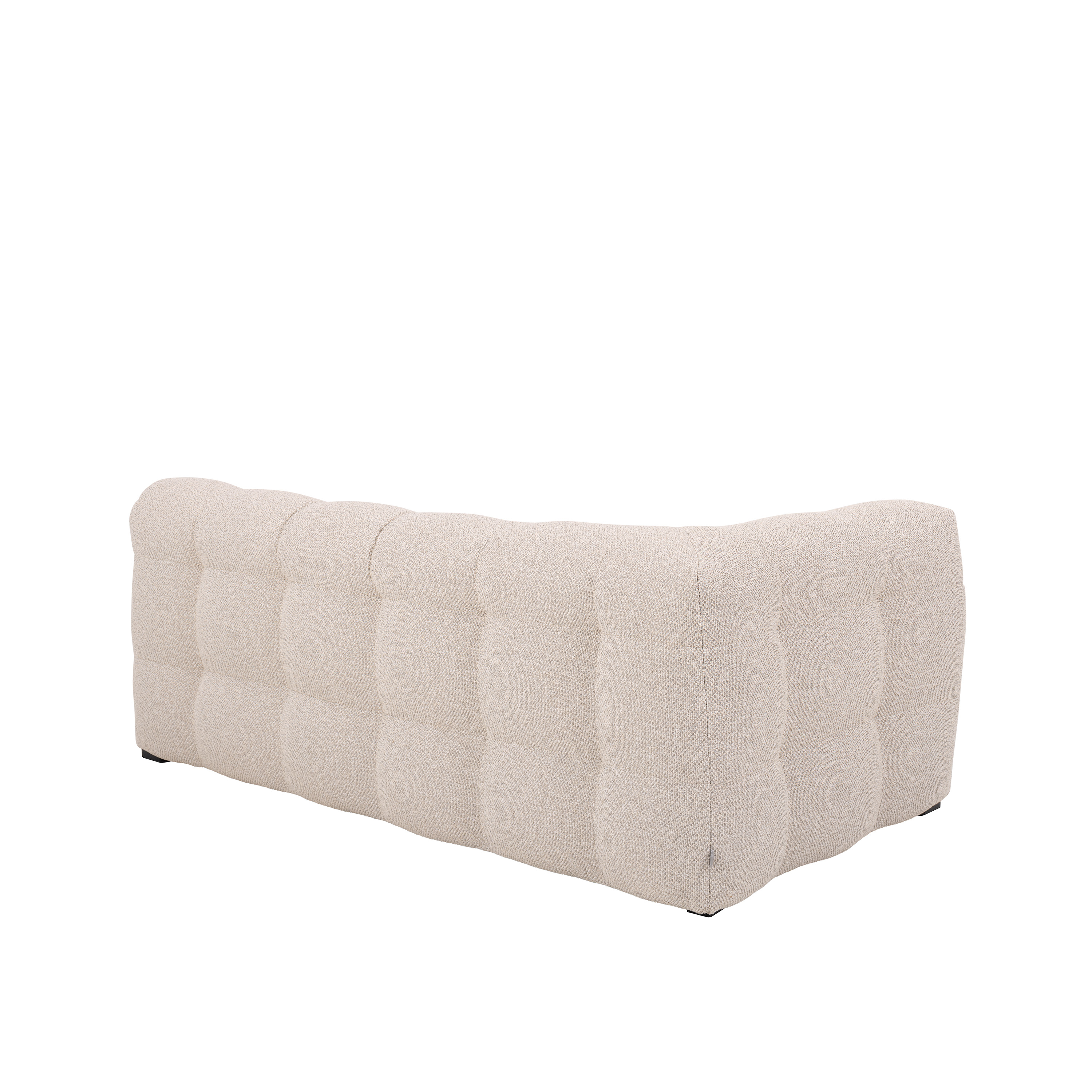 Sleepo Collection Billie 2-sits Soffmodul Vänster Armstöd Beige Bouclé 174cm