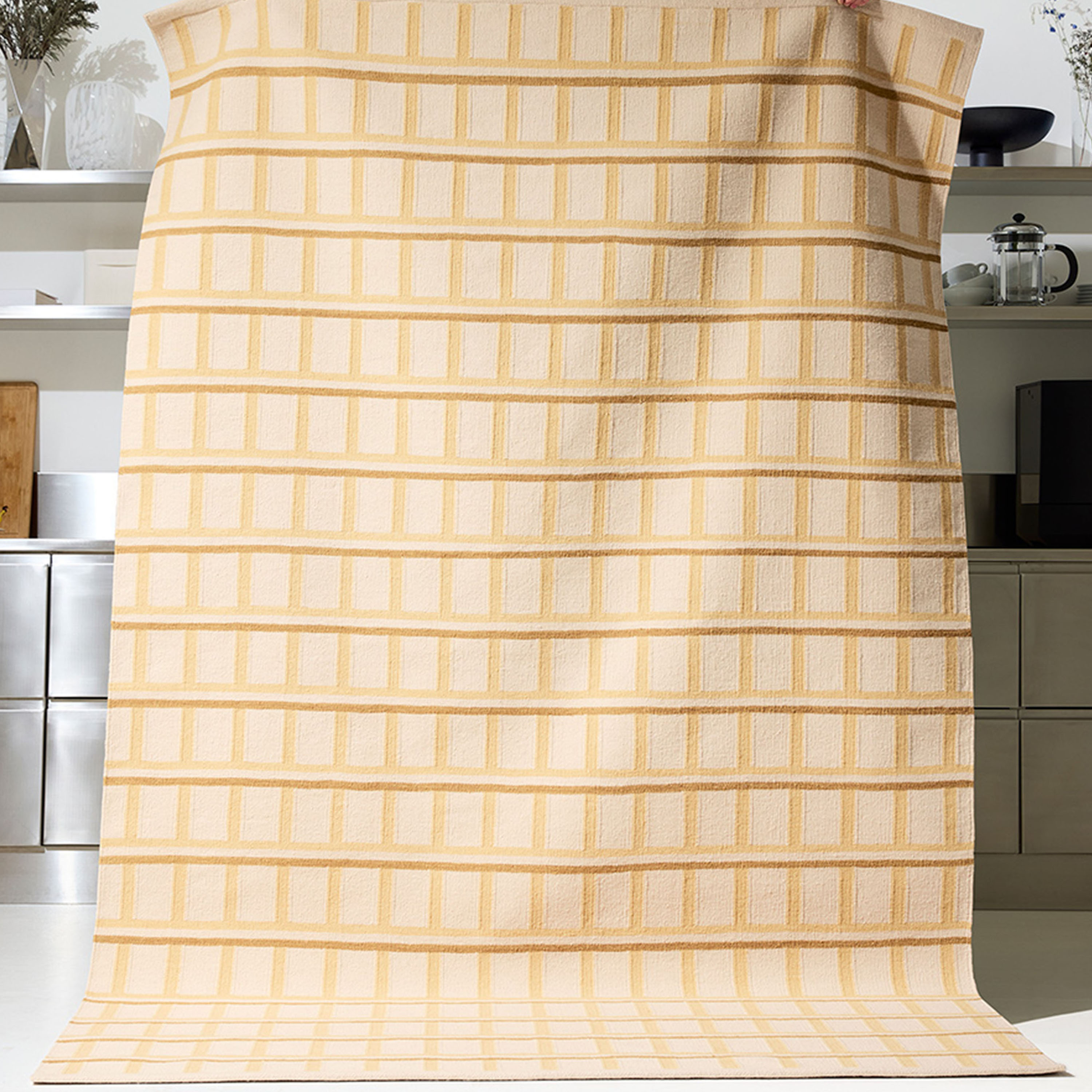 Chhatwal &amp; Jonsson Mysore Ullmatta Off White/Masala Yellow/Yellow 180x270