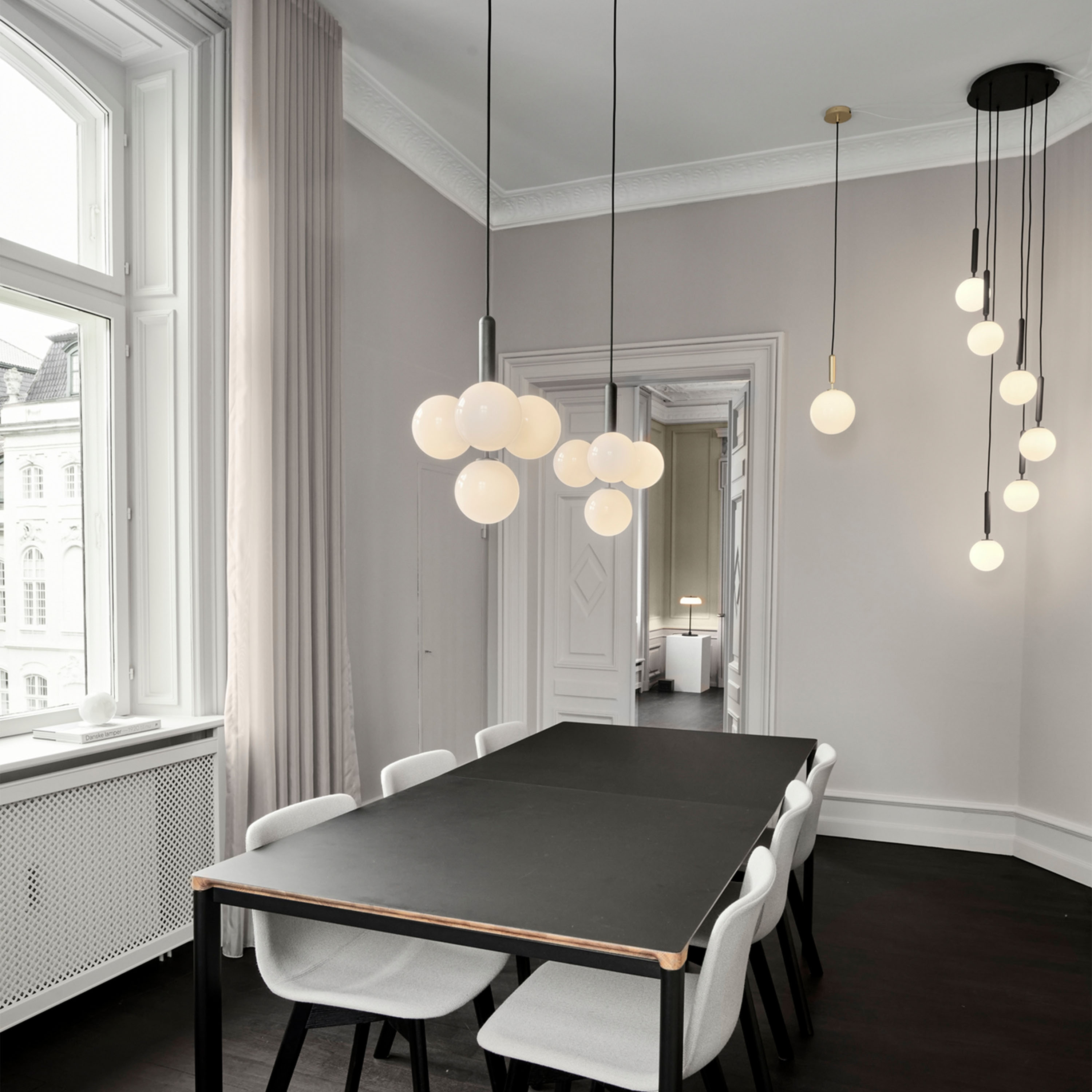 Nuura Miira 1 Taklampa Rock Grey/Opal