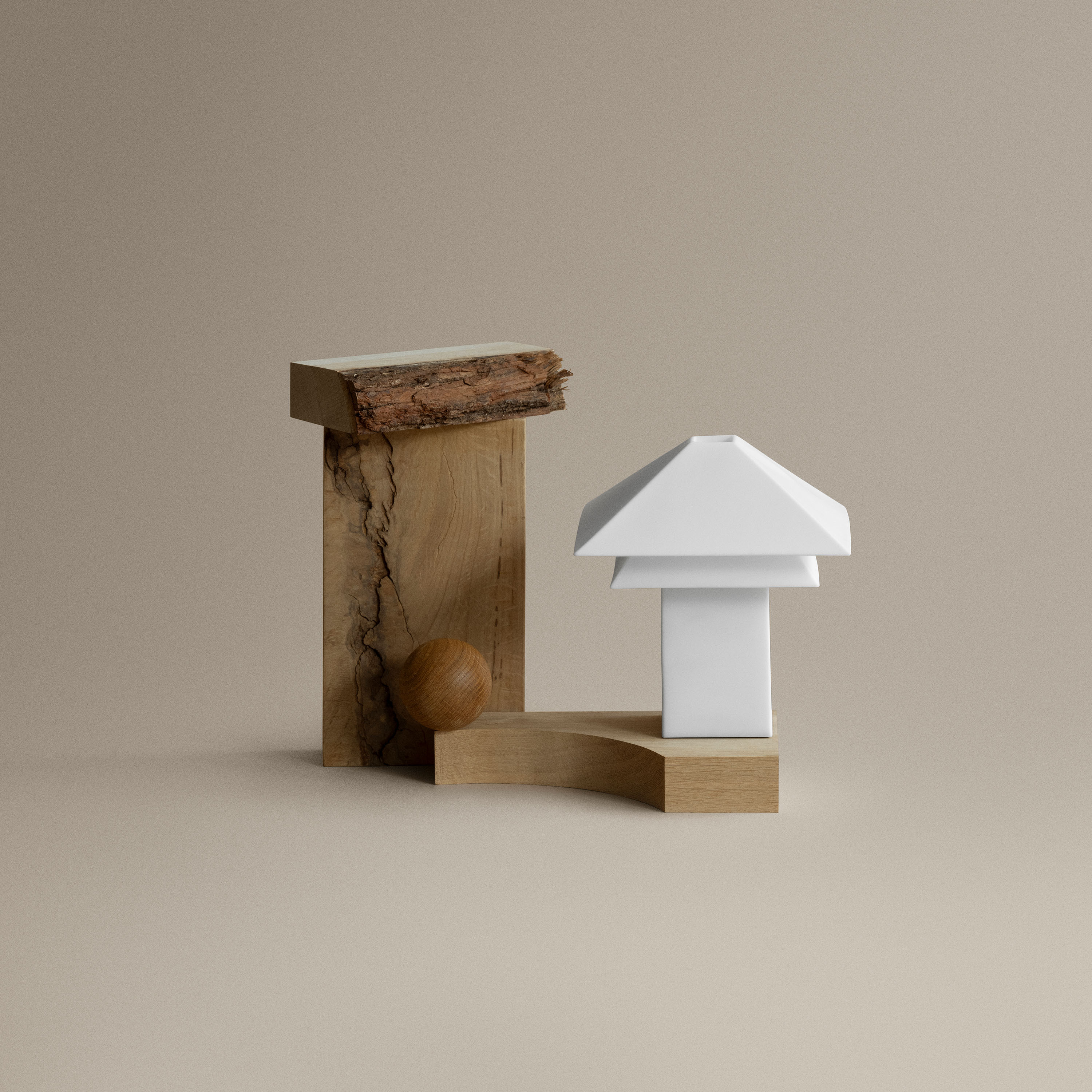 Blomus Sanaka Portabel Bordslampa White 18cm