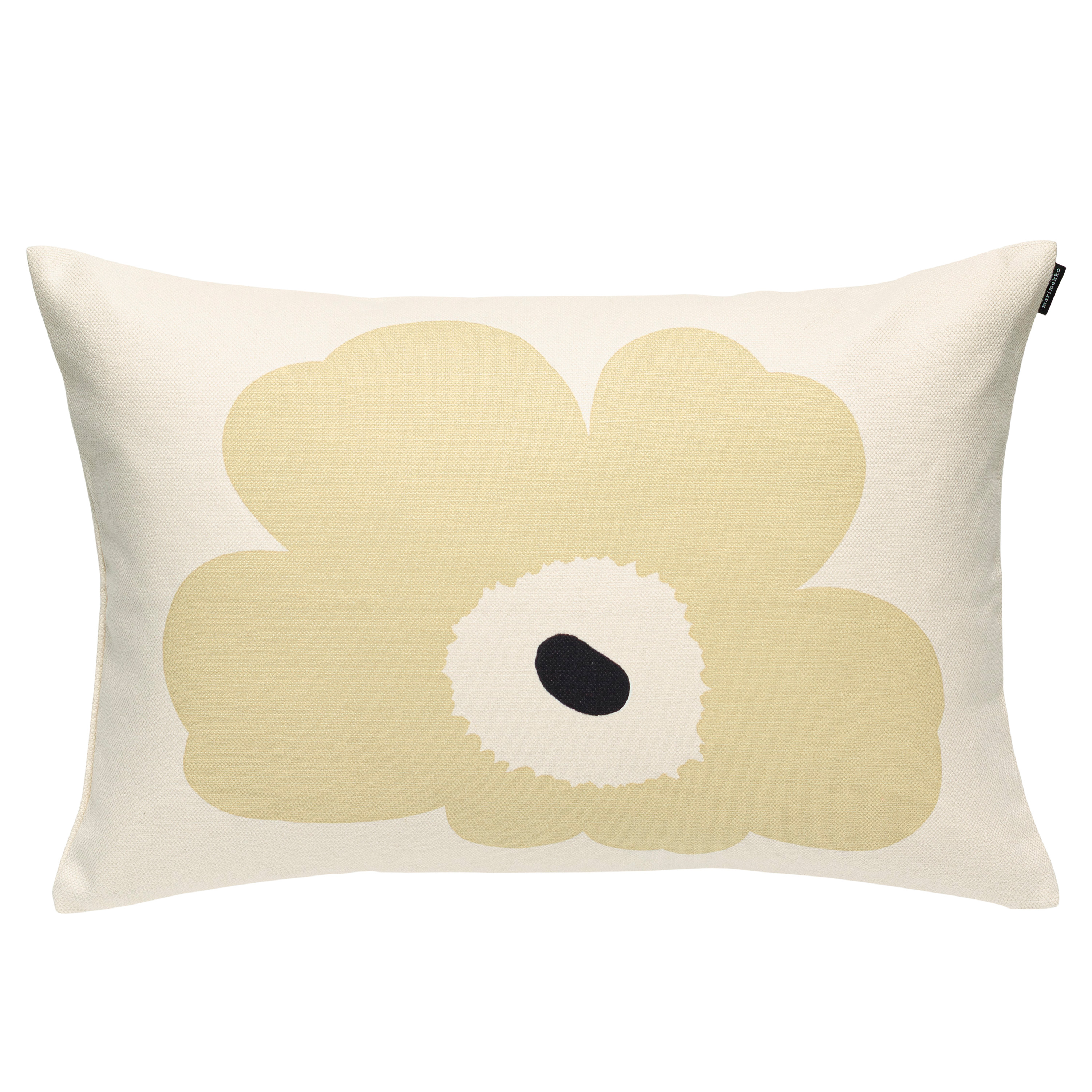 Unikko Kissenbezug Weiß/Hellbraun 40x60