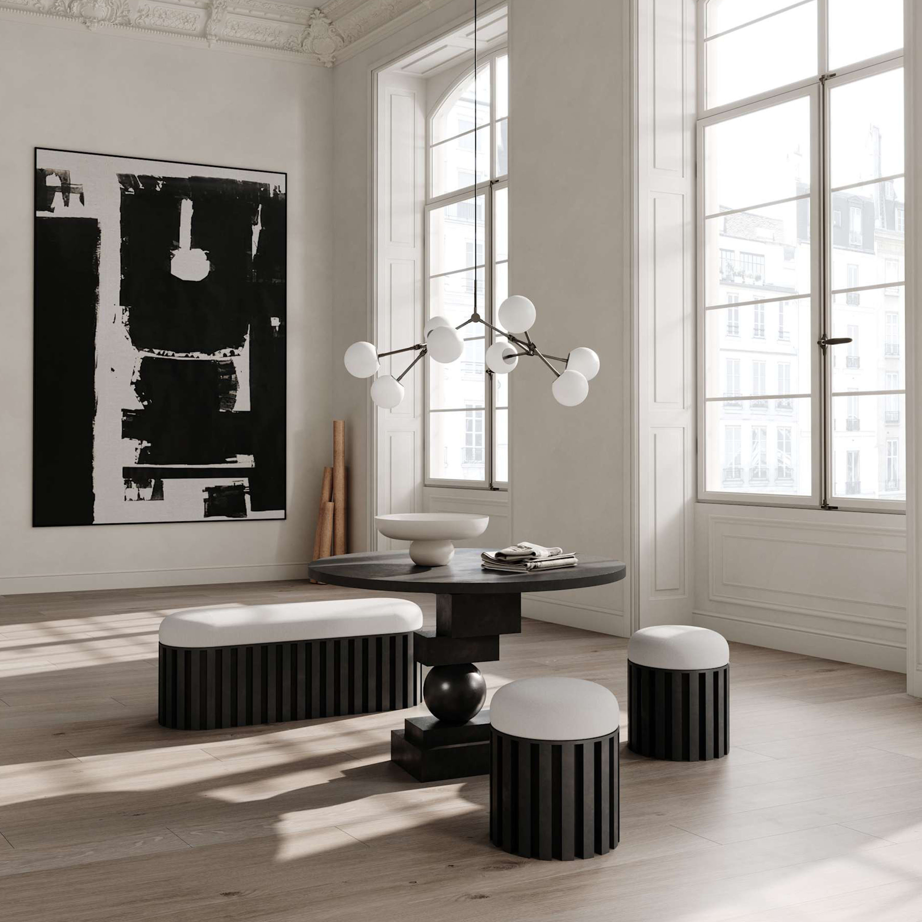 101 Copenhagen Baburu Big Große Schale Knochenweiß