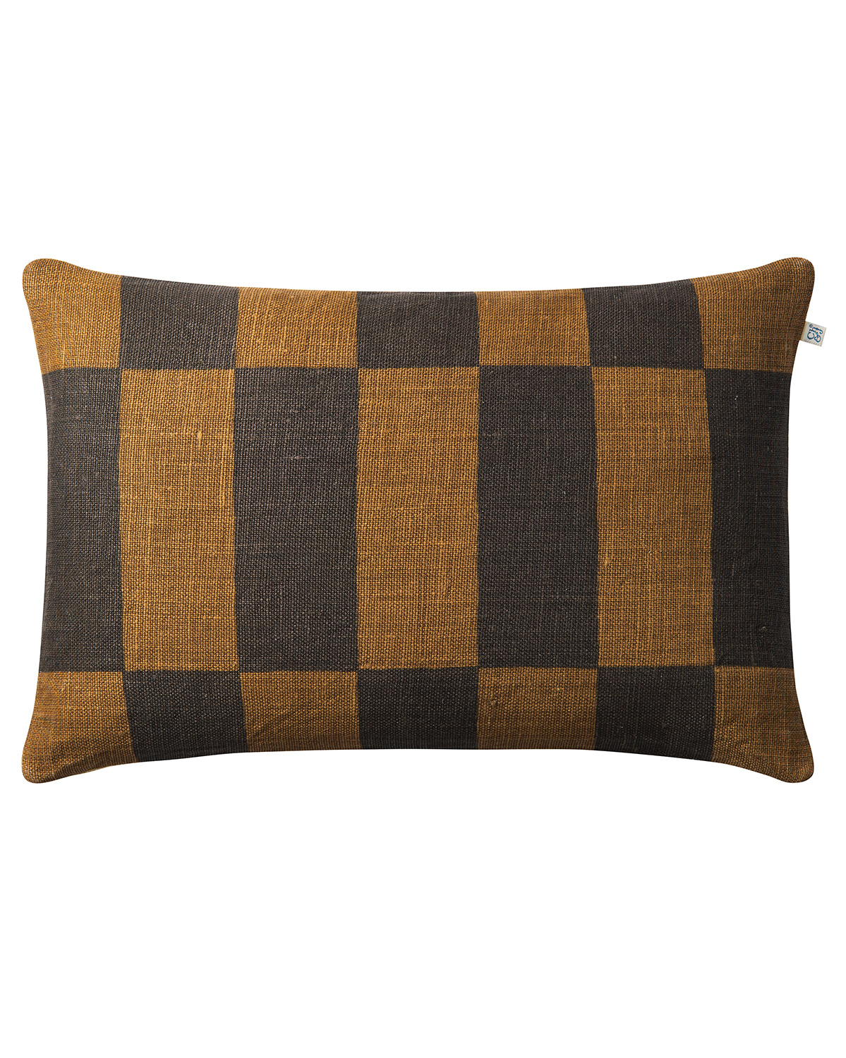 Chhatwal & Jonsson - Samar Tyynynpäällinen Pellava Dark Brown/Taupe 40x60 Ruskea - Linne