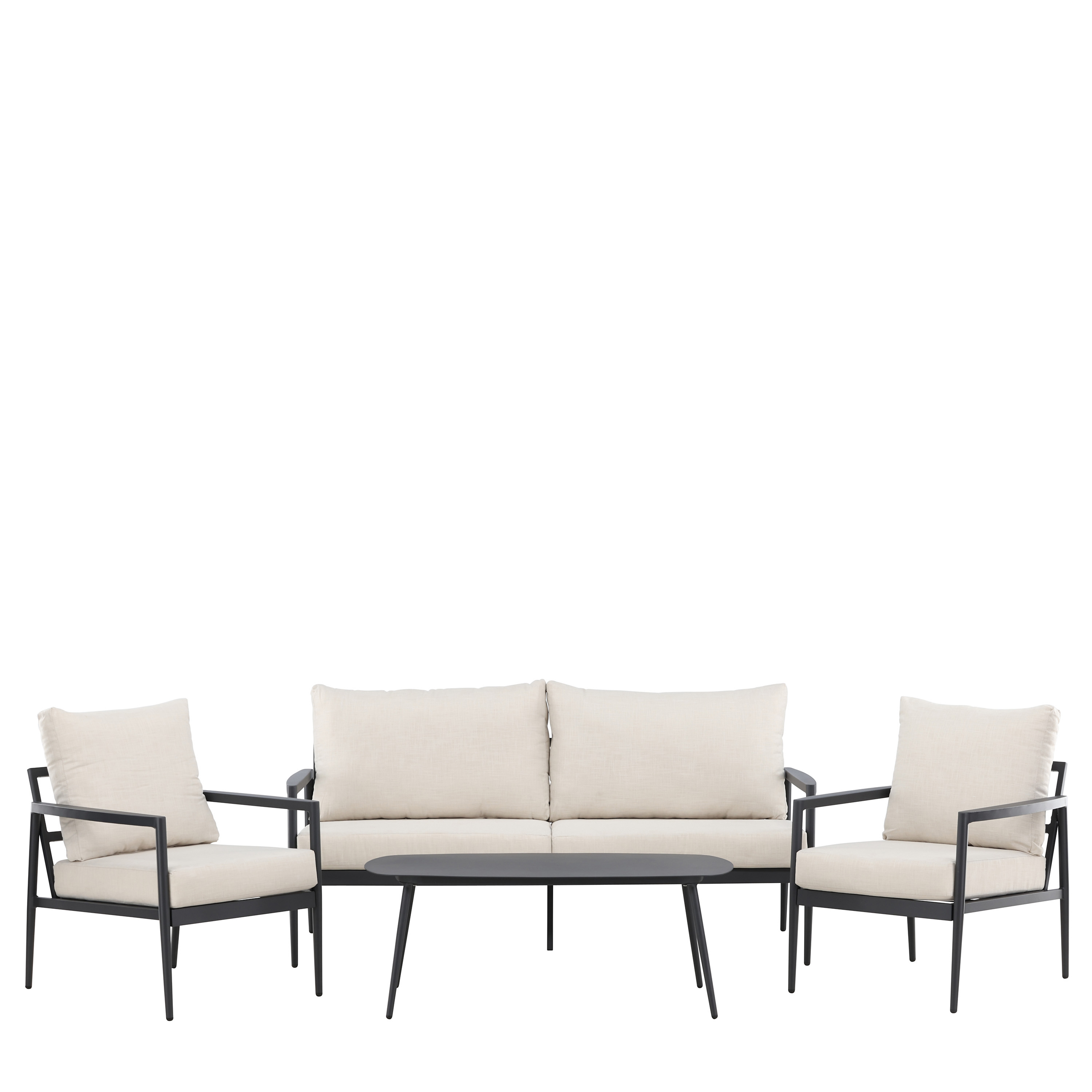 Taromina Loungeset Black/Beige