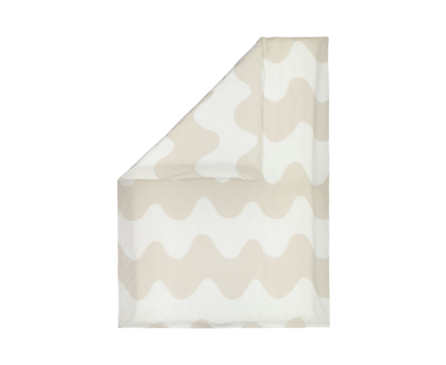 Marimekko - Lokki Påslakan Vit/Beige Dubbel