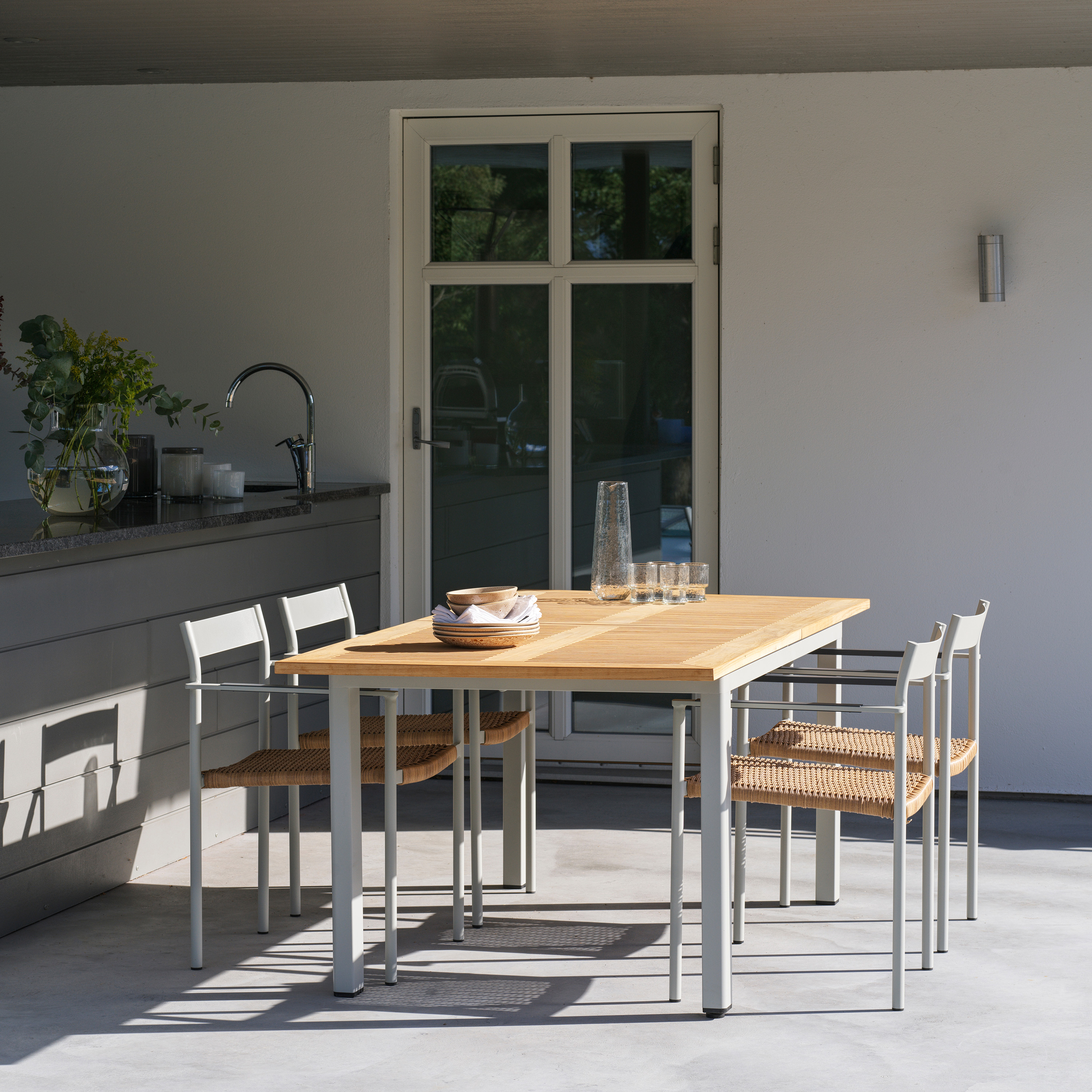 Brafab DK Karmstol Light Grey/Natur