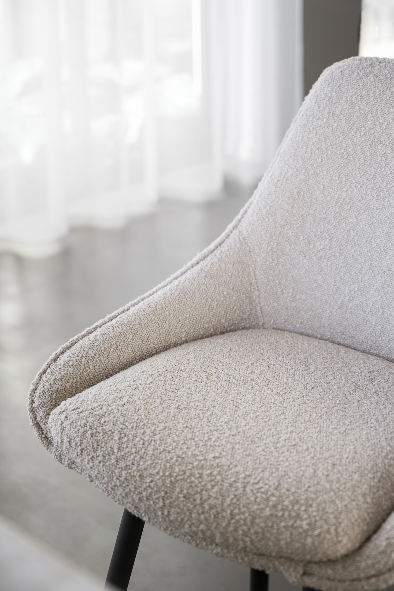 Rowico Home Sierra Barstol Bouclé Beige