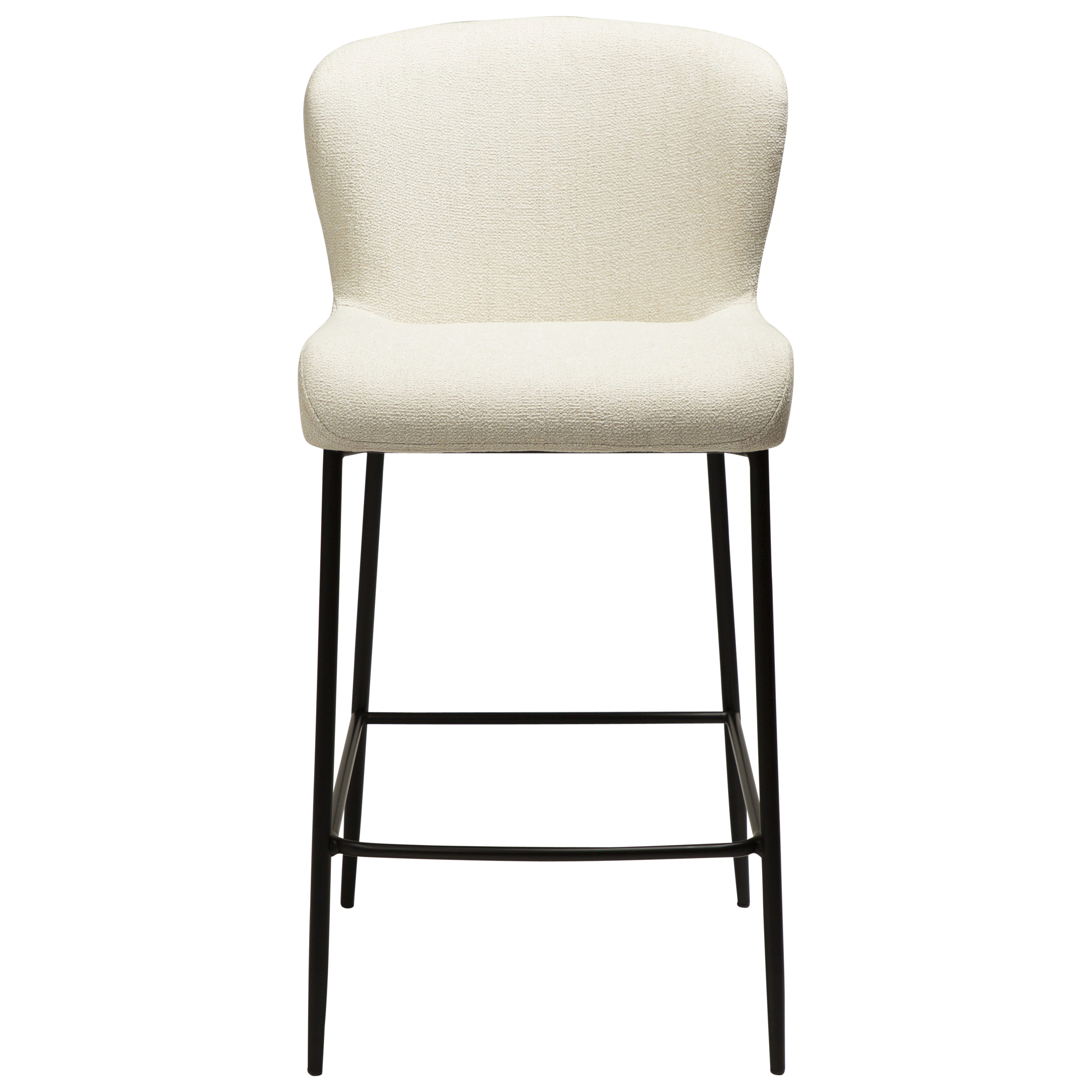 Dan Form Glam Barhocker Bouclé White/Beige 67cm