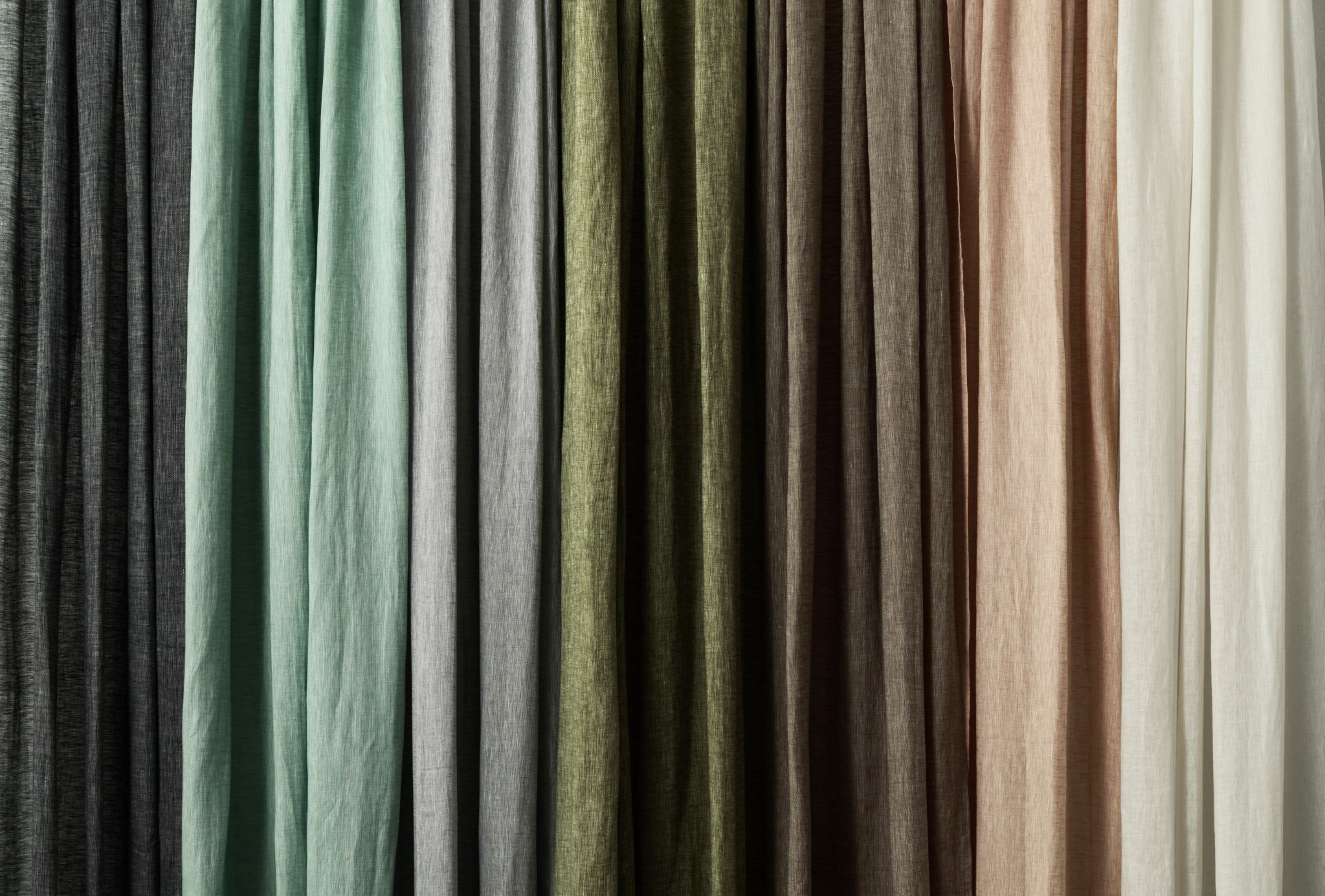 Linum Intermezzo Verhonpituus Pellava Tumma Hiilenharmaa 290cm