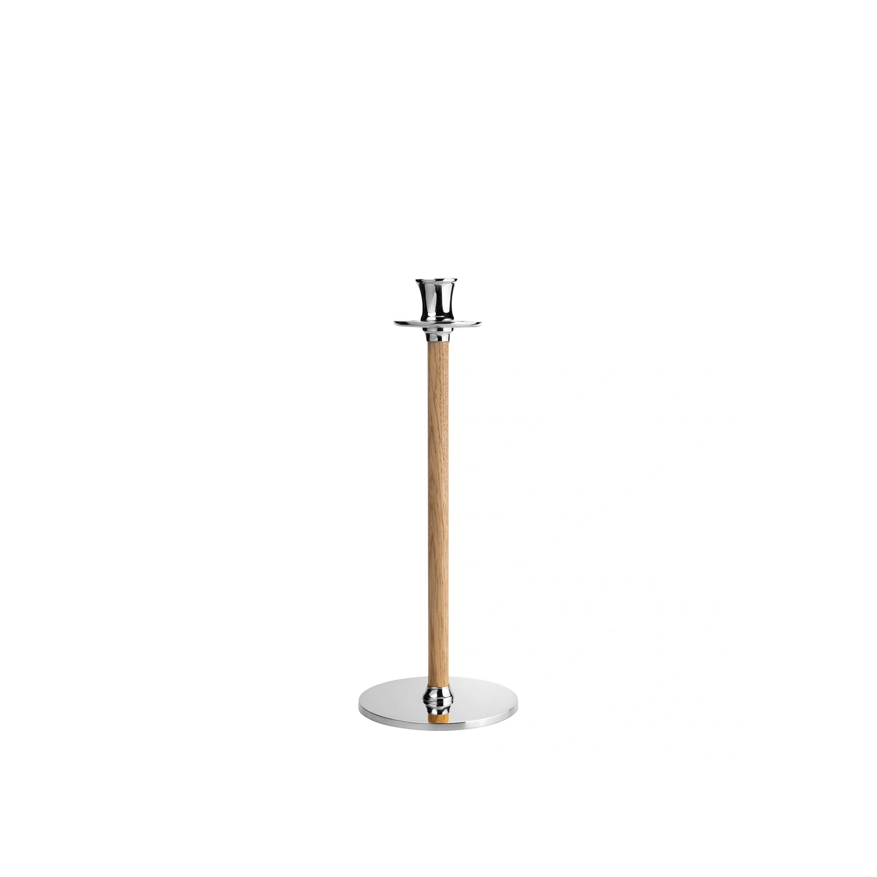 Alto Basso Ljusstake Silver/White pigmented 30cm