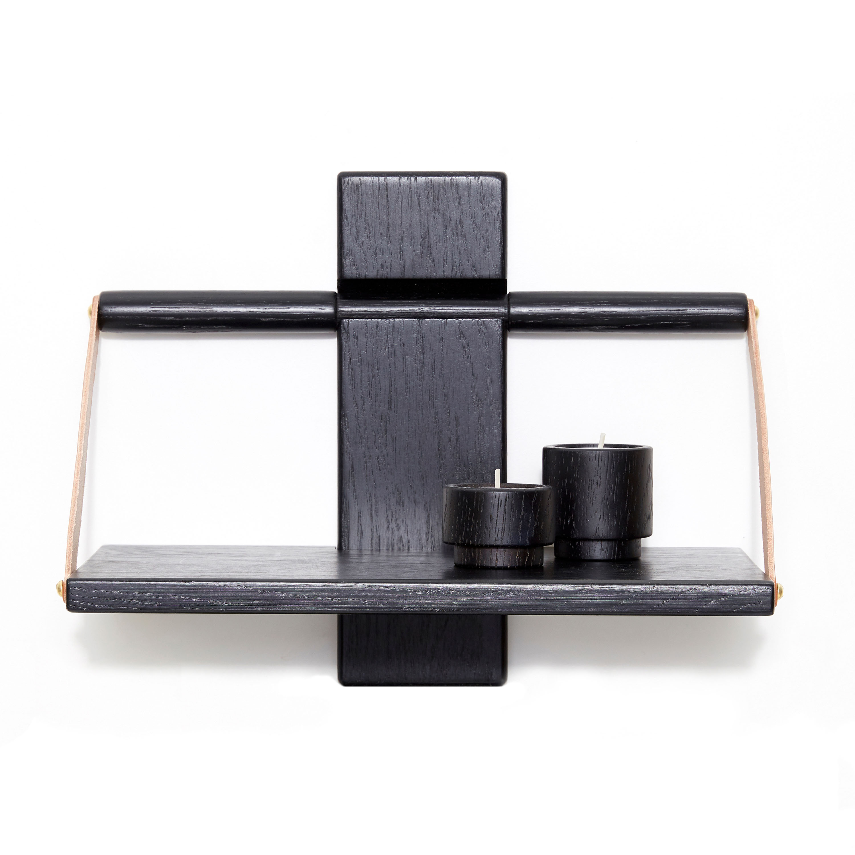 Andersen Furniture Wood Wall Vegghylle Svart Liten