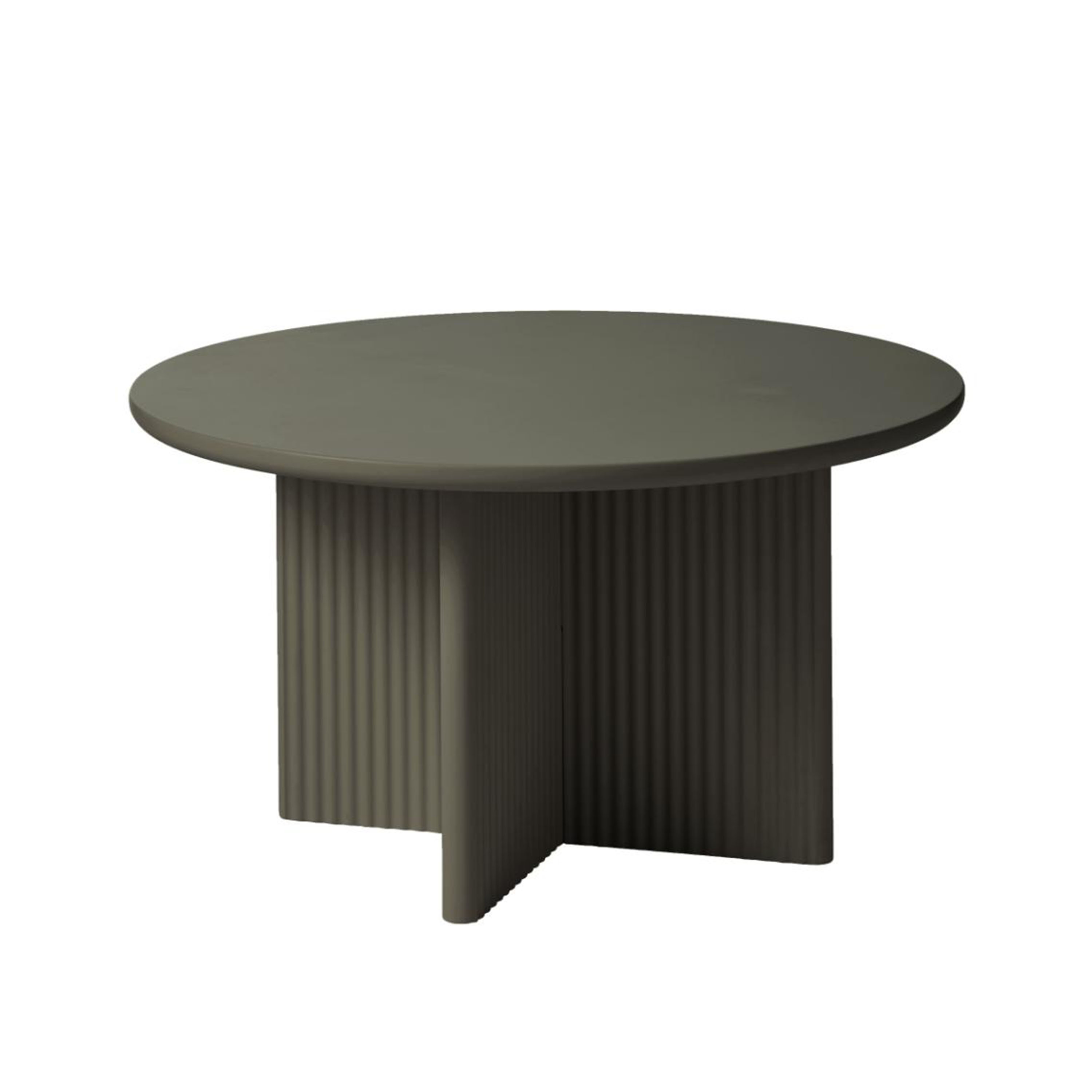 Mona Couchtisch Olivgrau Ø80