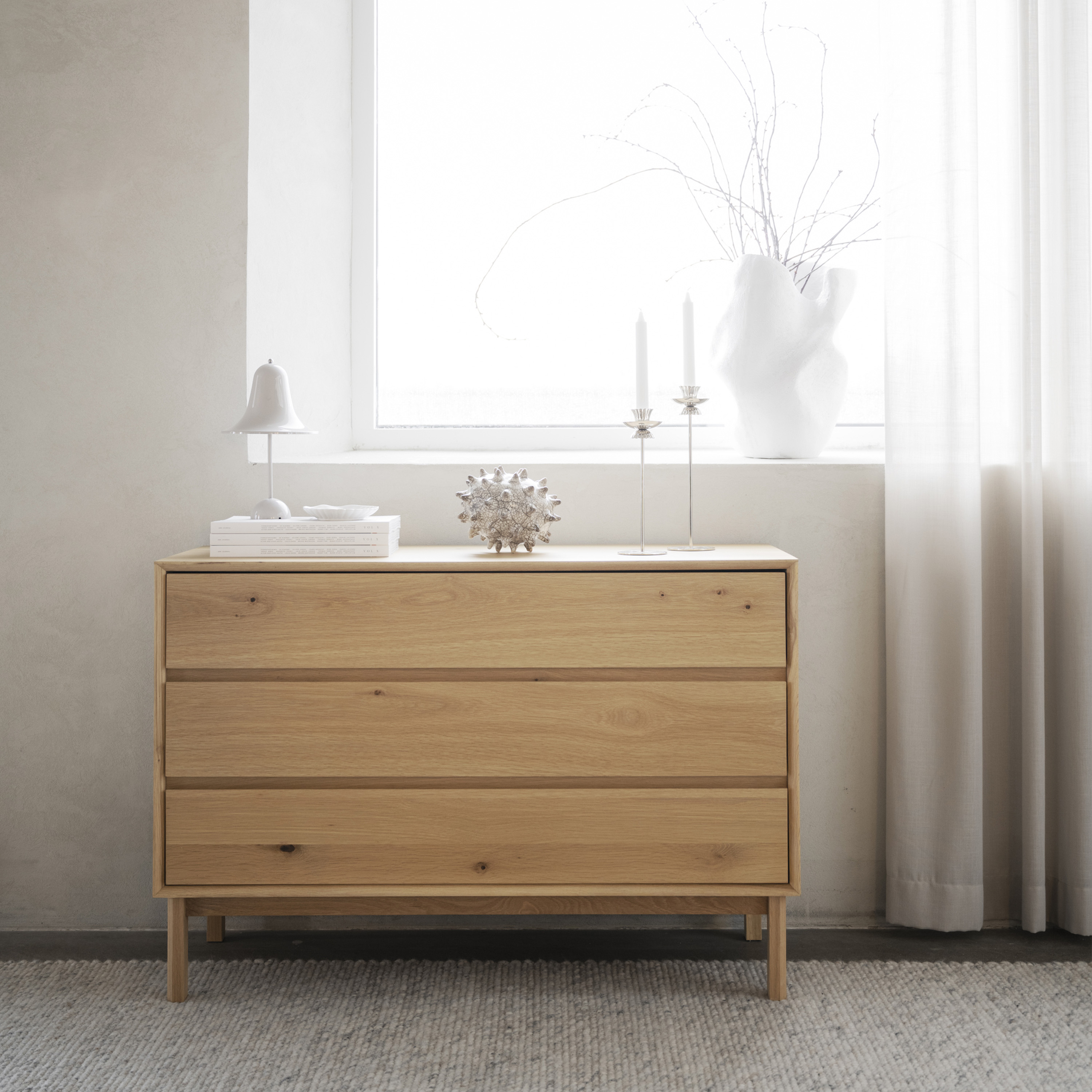 Rowico Home Mackay Kommode Eiche 110x75