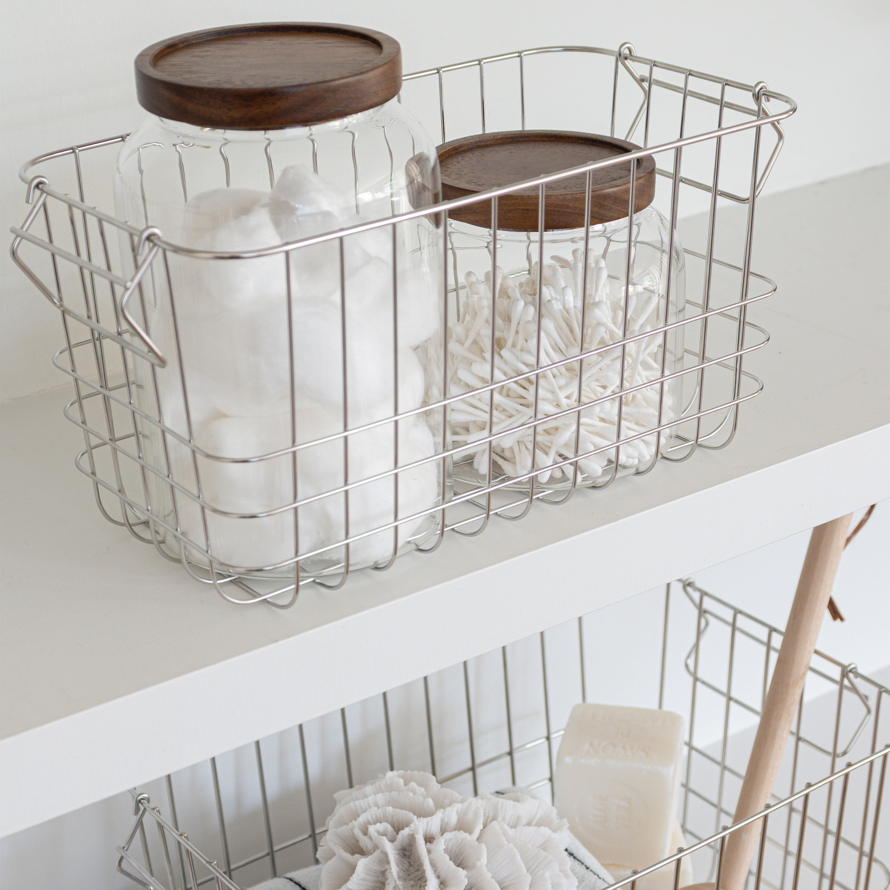 Mette Ditmer Store-it Kurv Krom Medium