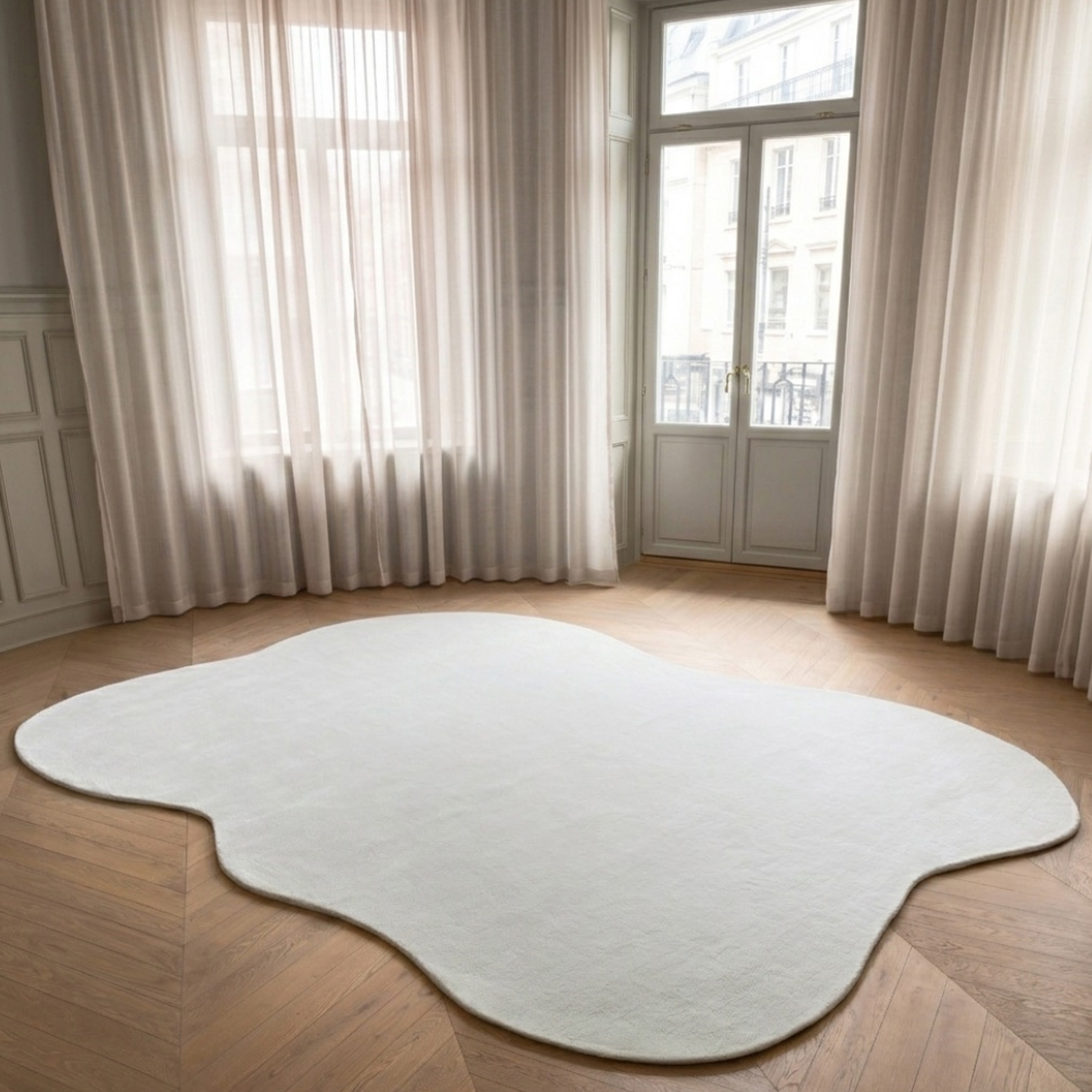 Stormi Ullteppe White 170x230