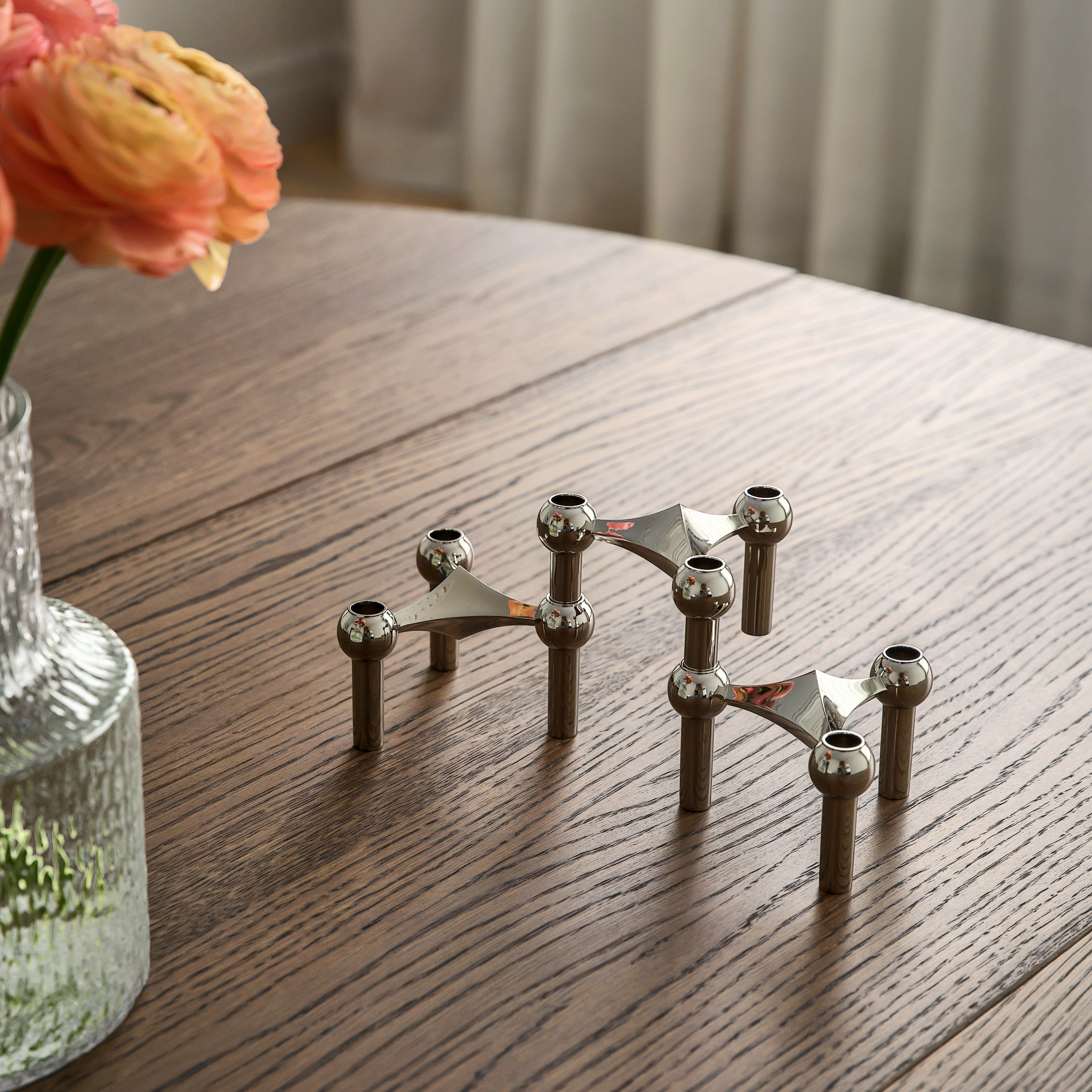 Stoff STOFF Nagel Lysestake Chrome 3-pakning