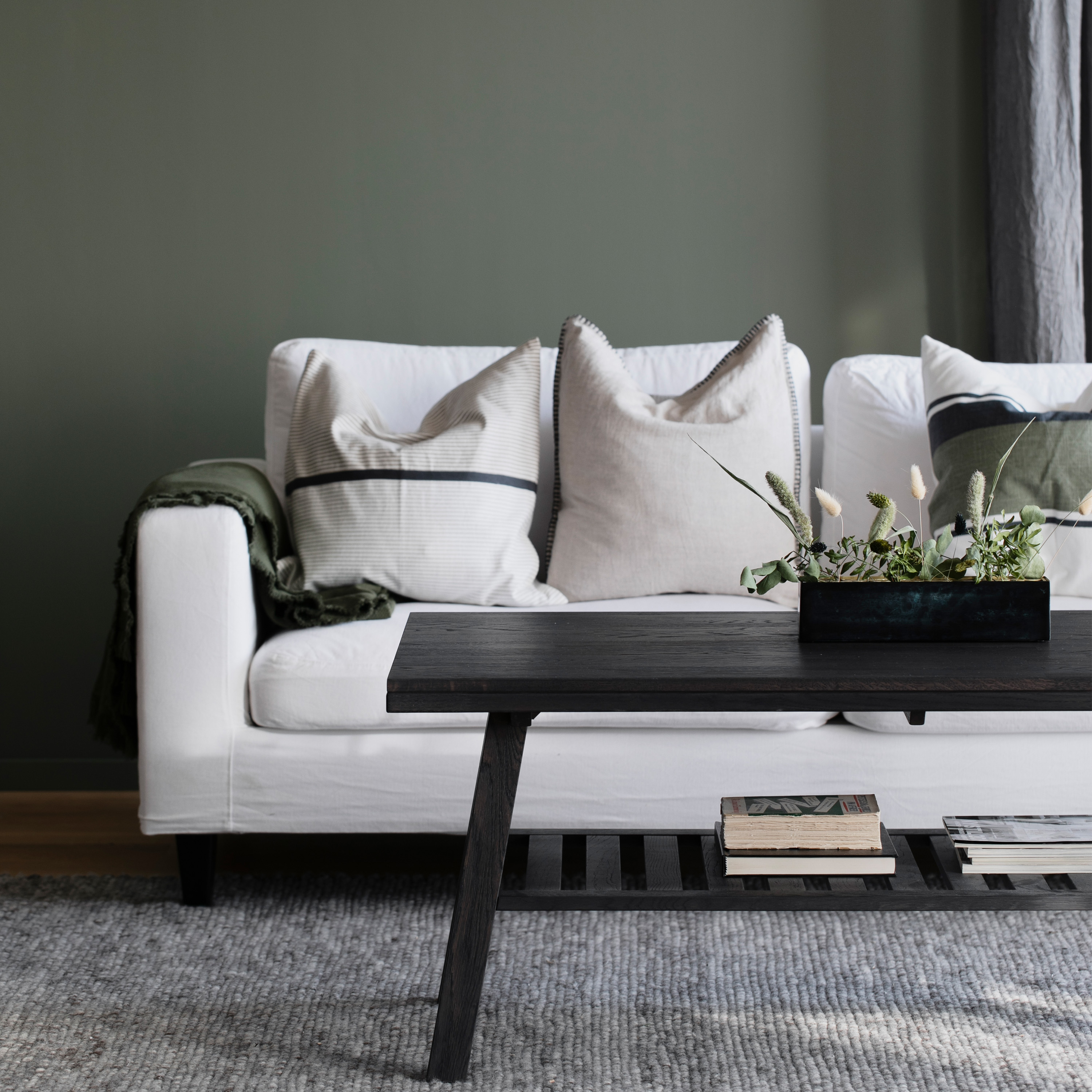 Rowico Home Brooklyn Couchtisch Dunkelbraune Eiche