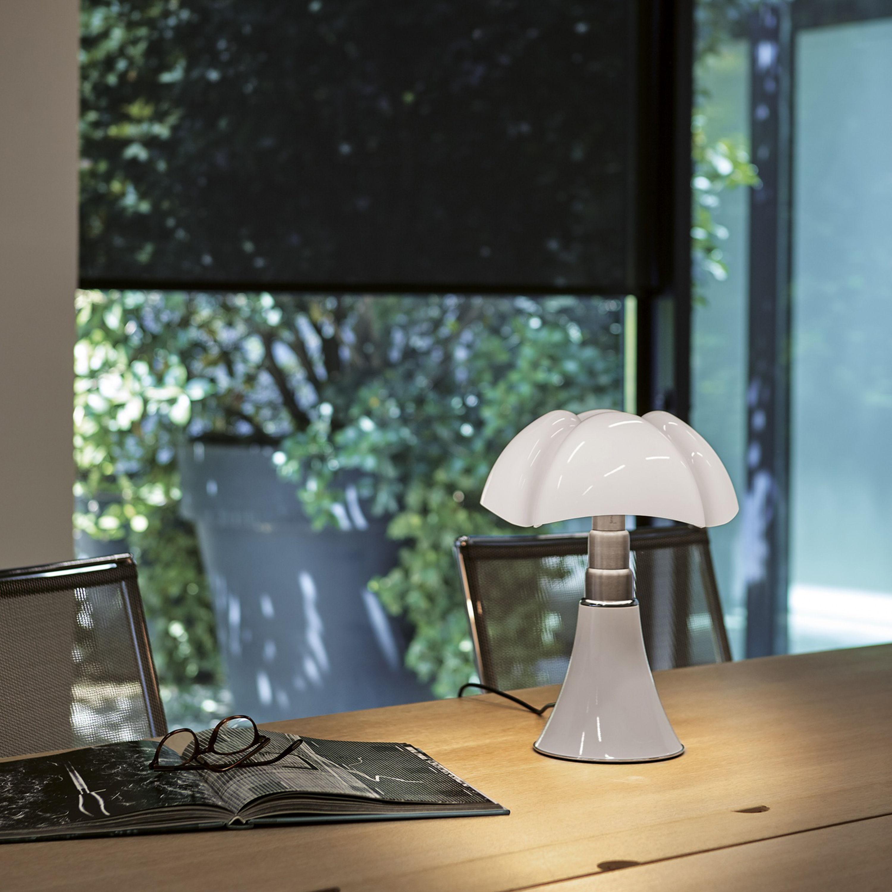 Martinelli Luce Pipistrello Mini Bordslampa Dimbar LED White