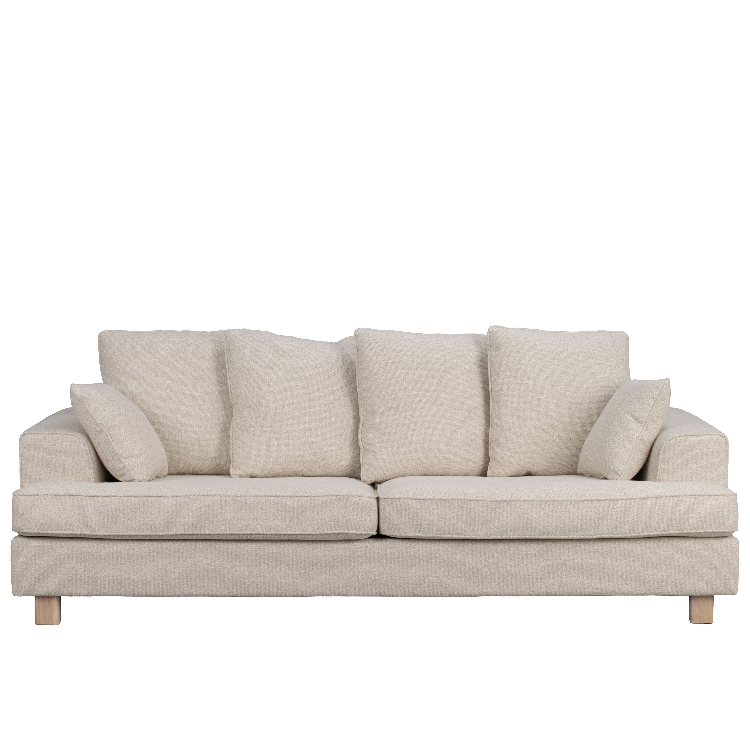 Hartsville 3-sits Soffa Ljusbeige/Vitpigmenterad Ek