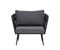 Pavone Loungestol Svart