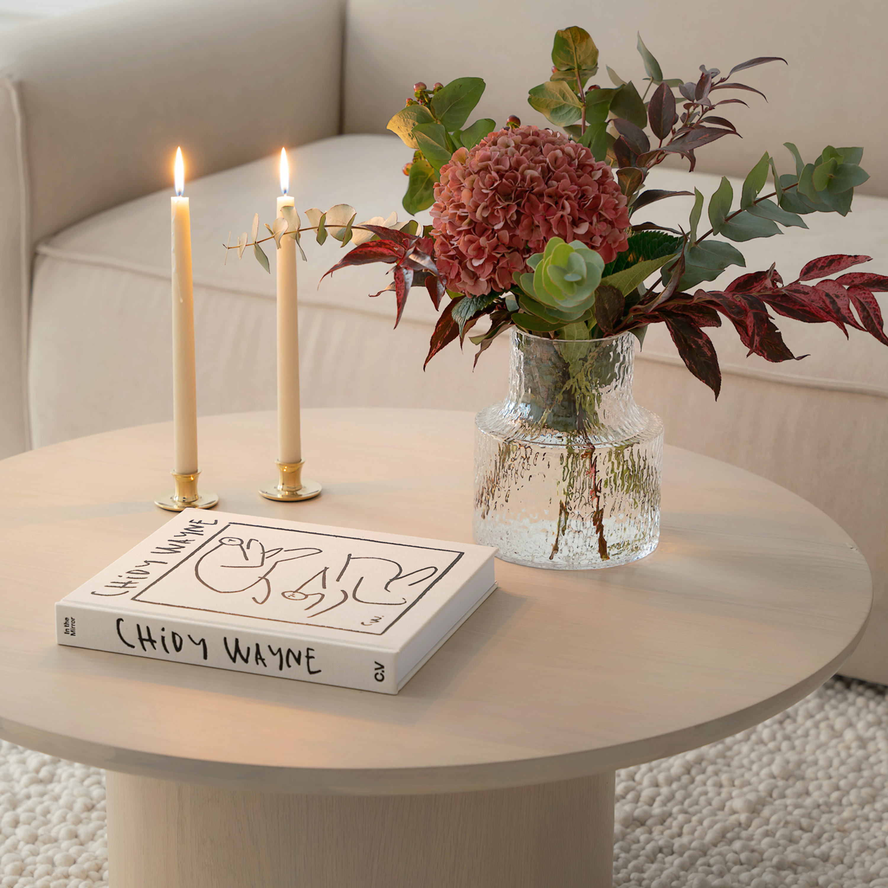 Sleepo Collection Gia Sofabord Hvitoljet Eik 90 cm